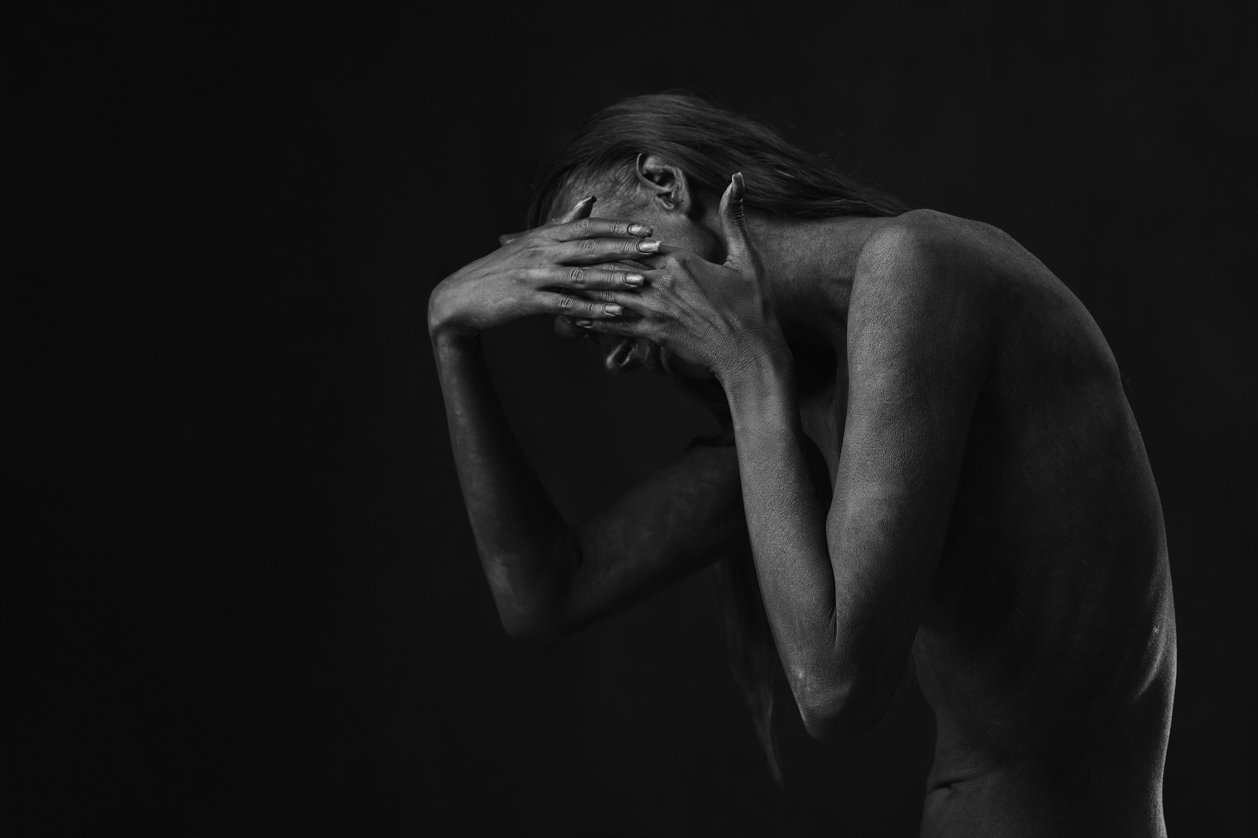 Dämon: Schwarz auf Schwarz. Арт-фотограф. Coffelisk