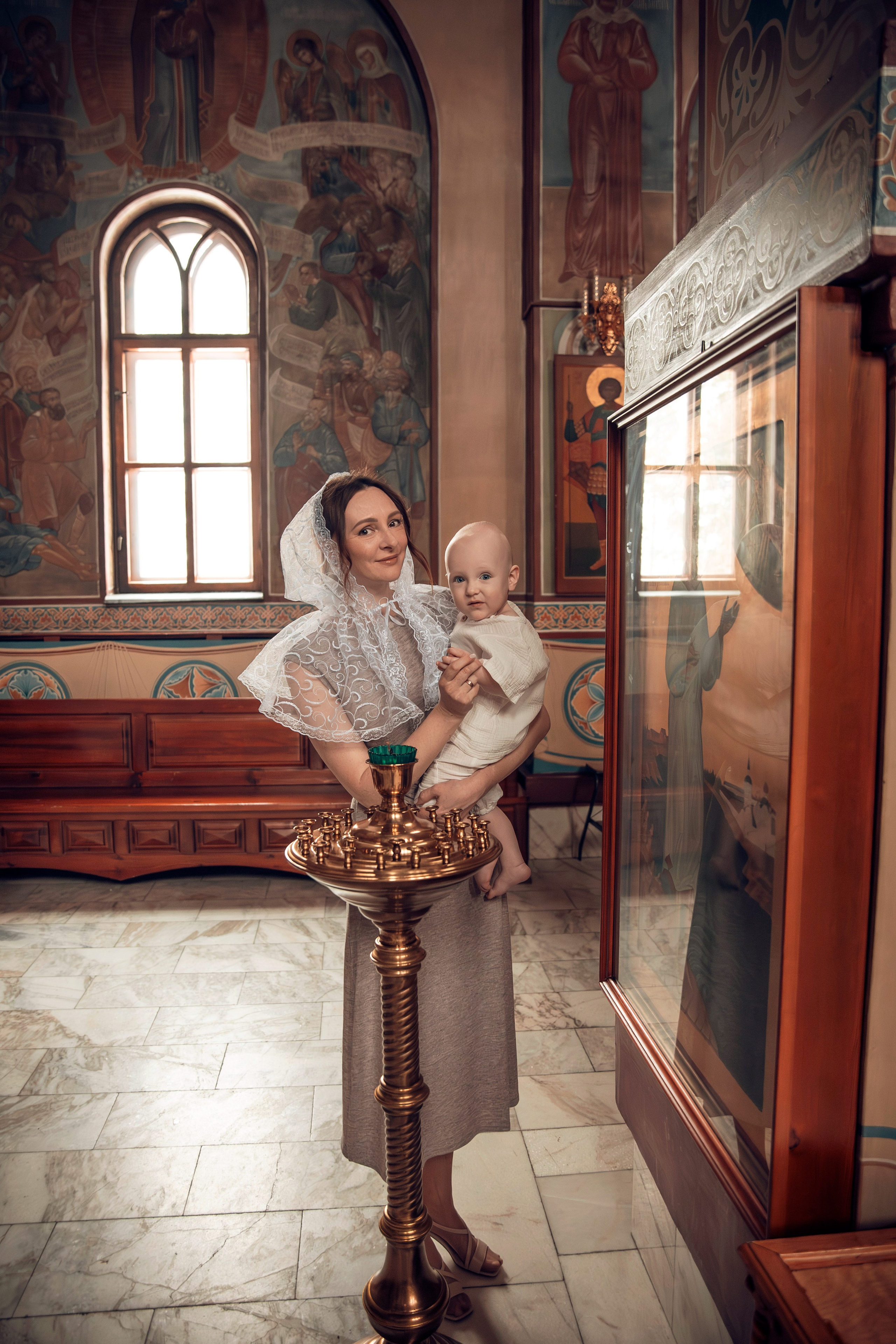 Крещение Александра. ТОП Фотограф на Крещение и Венчание Железногорск, Красноярск Алексей Мещеряков