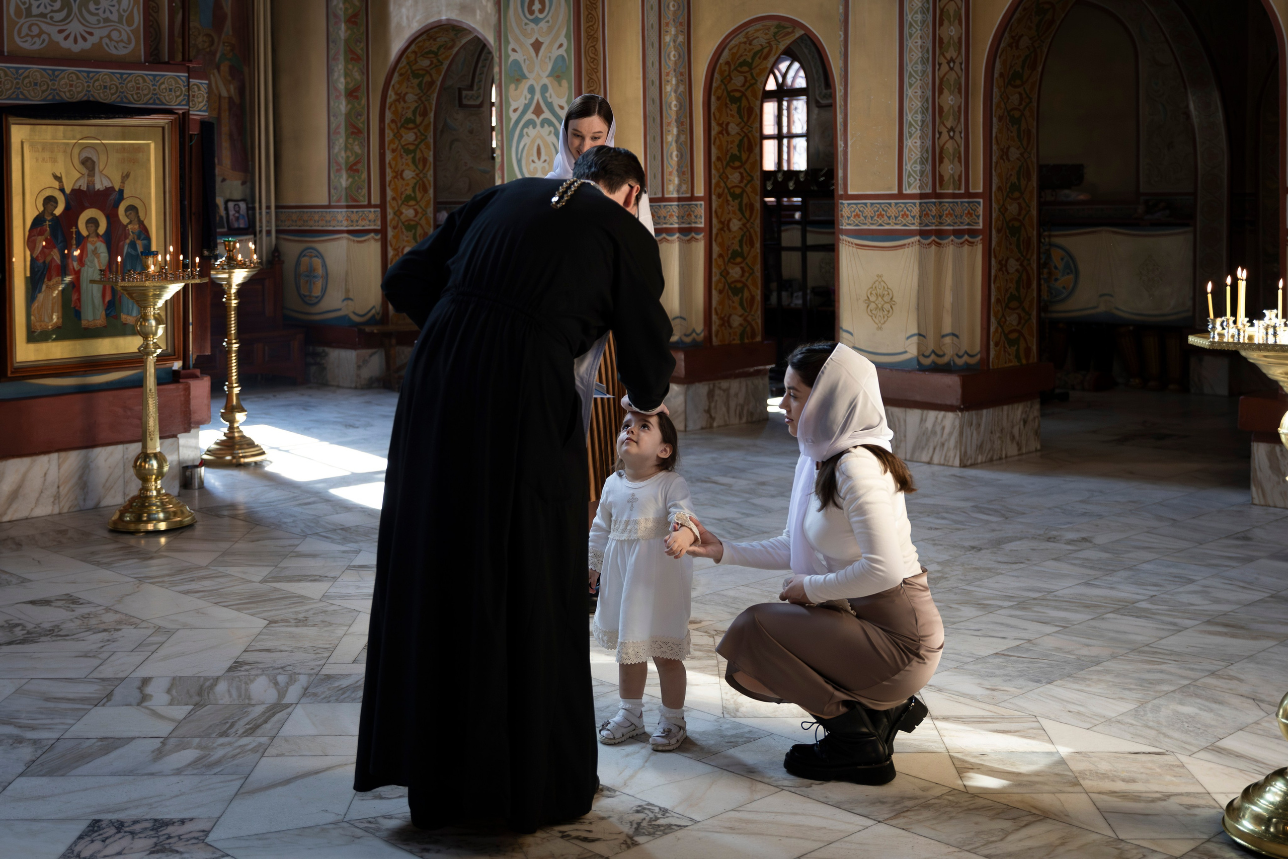 Крещение Эмилии. ТОП Фотограф на Крещение и Венчание Железногорск Алексей Мещеряков