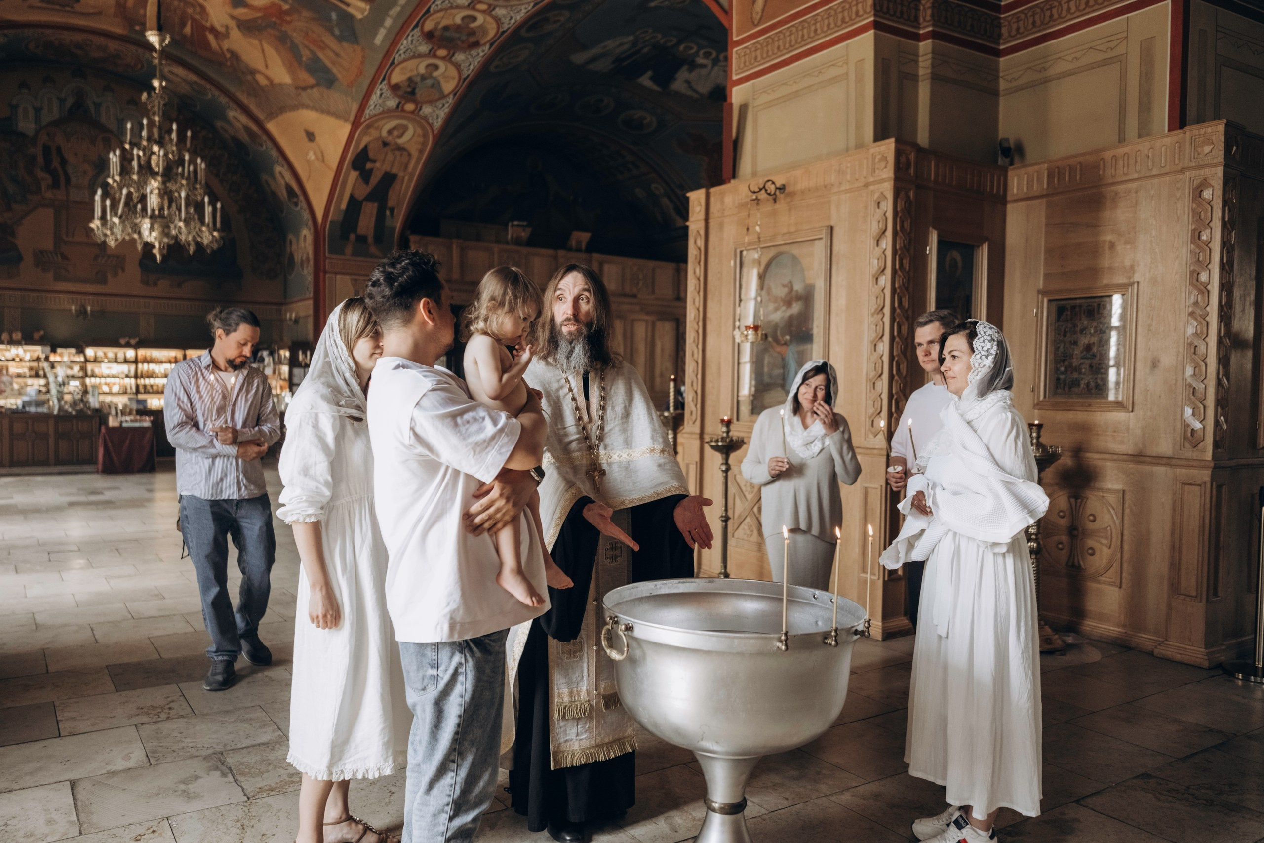 Крещение в храме Николая Чудотворца. Фотограф Светлана Мерзлякова