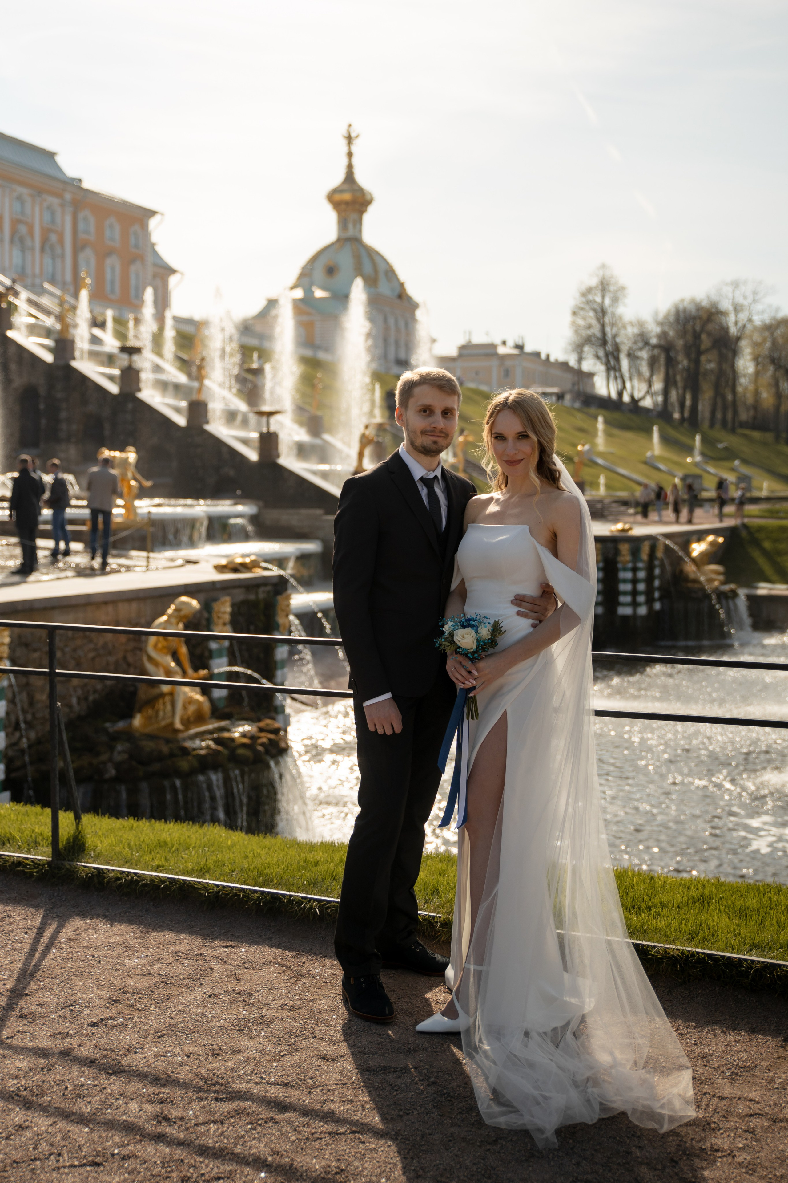 Петергоф / ЗАГС + прогулка. Свадебный и семейный фотограф в Москве Диана Левченко