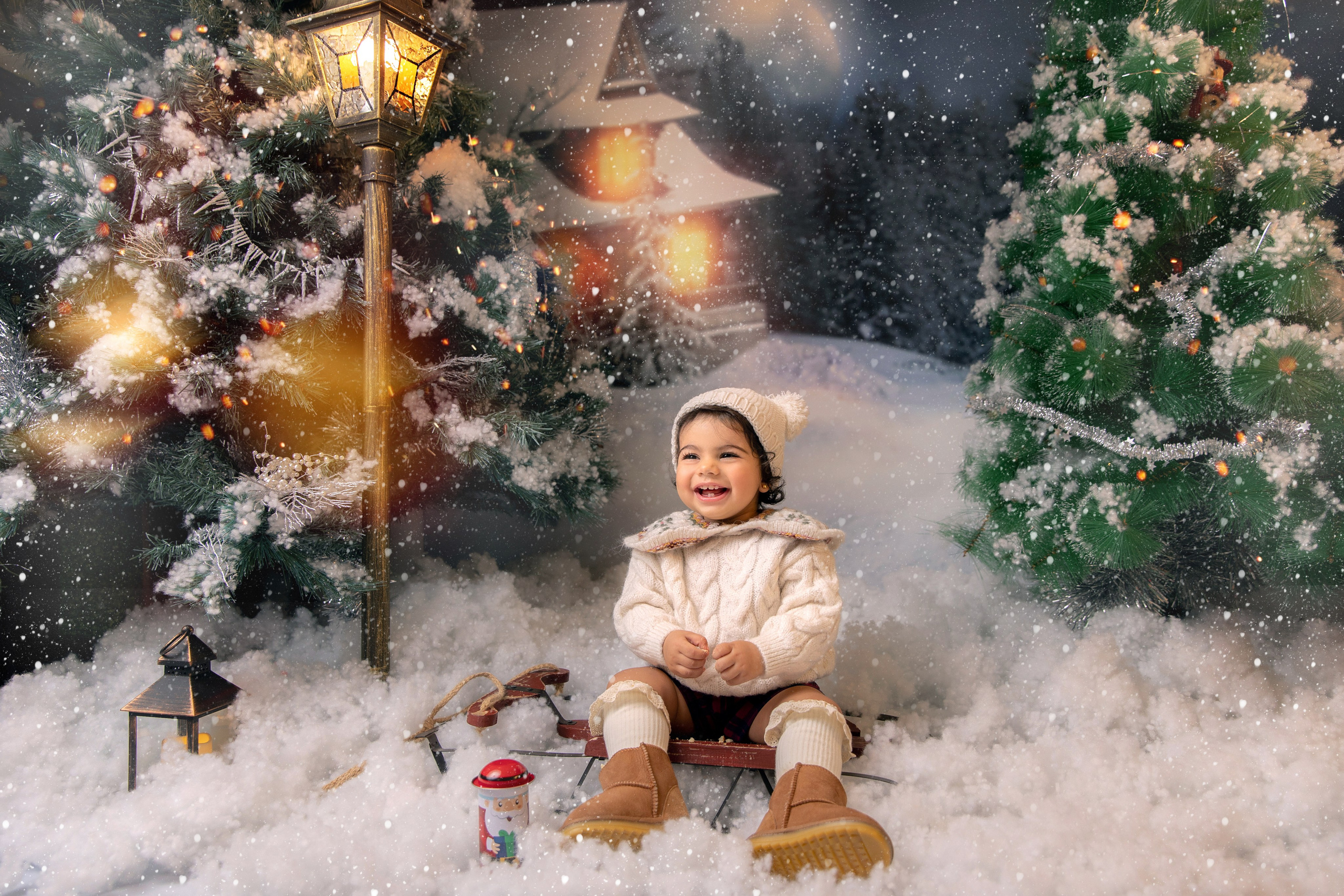 Новогодние открытки. Фотограф новорожденных, семейный фотограф в Санкт-Петербурге