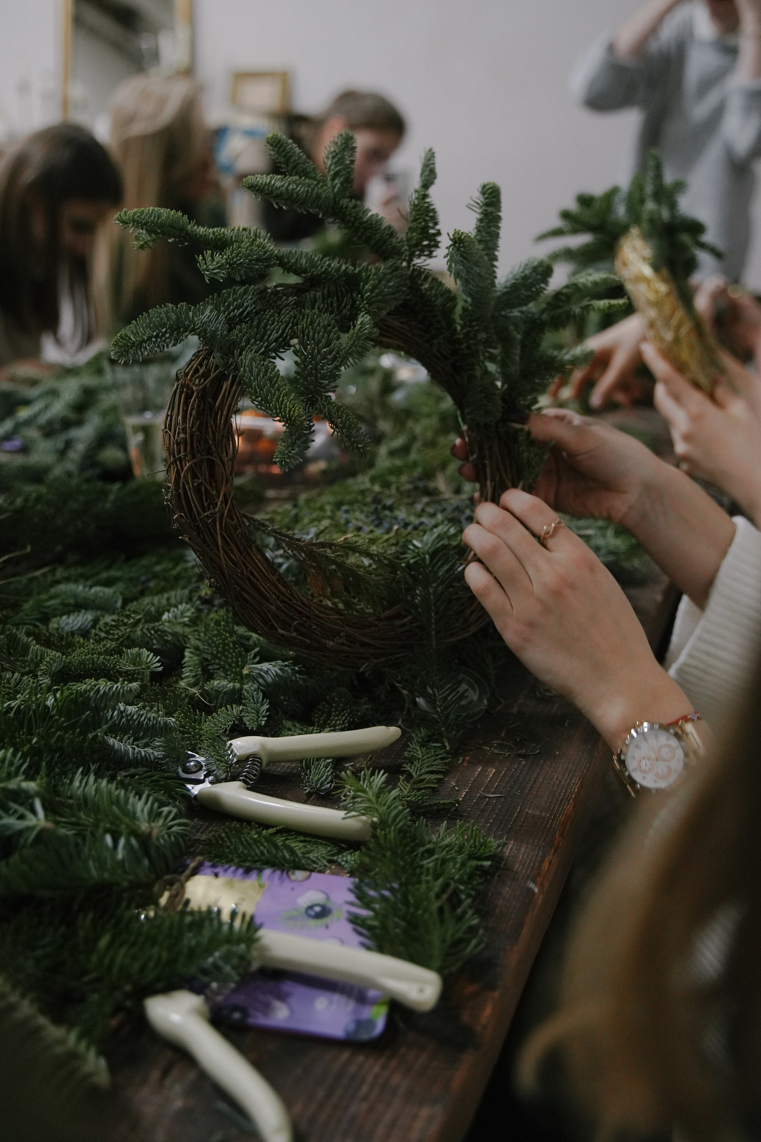Новогодний мастер-класс. Свадебный фотограф Москва, Санкт-Петербург
