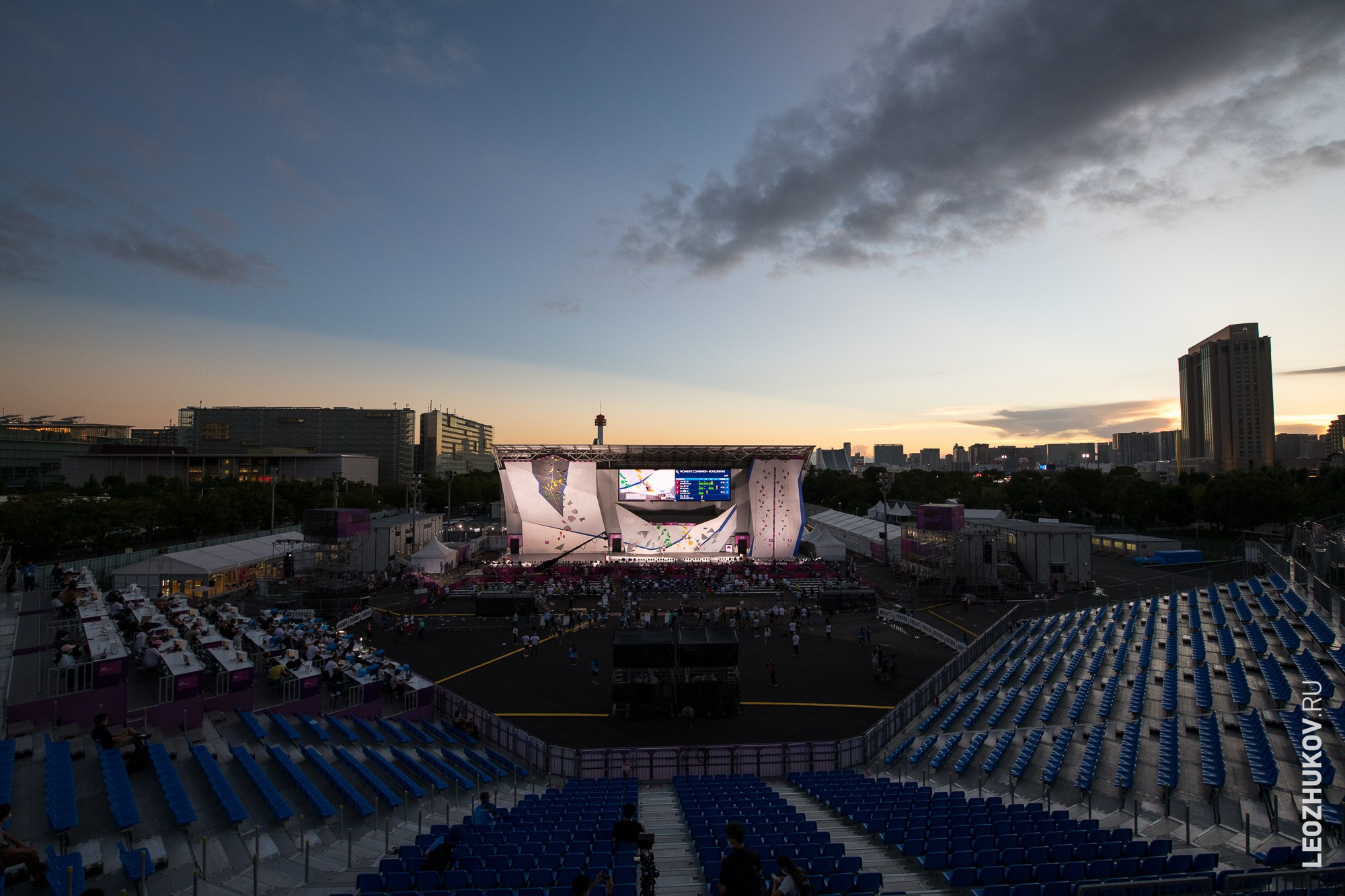 Tokyo-2020 Olympic games. Sports photographer Leonid Zhukov