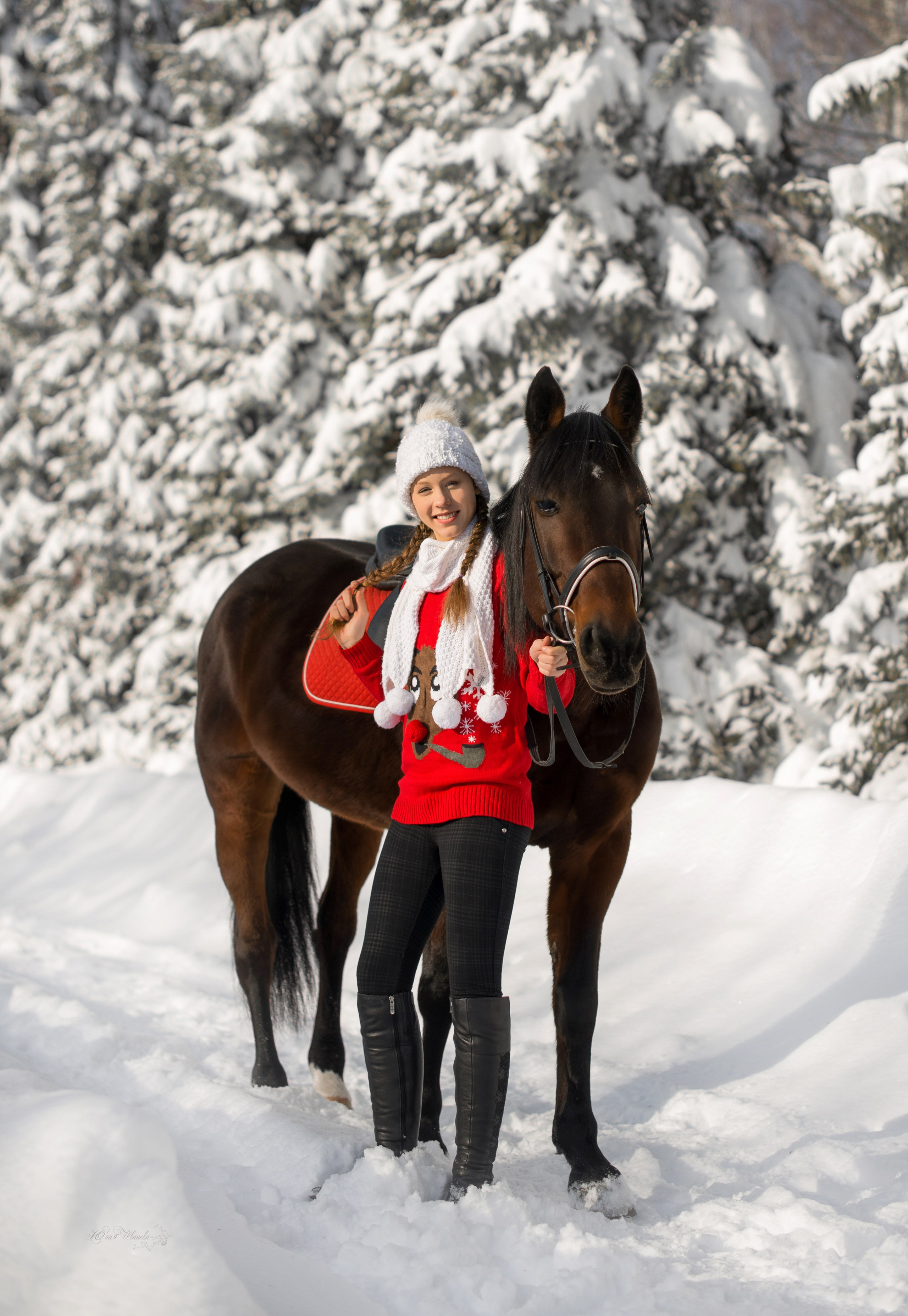Настя и Гайдук. Конный фотограф в Саратове Юлия Иванова