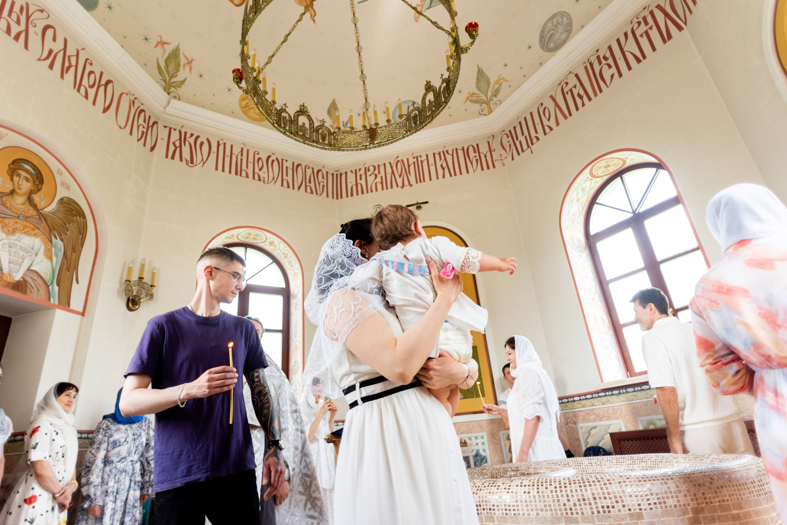 Крещение Ники. Фотограф Юлия Попова