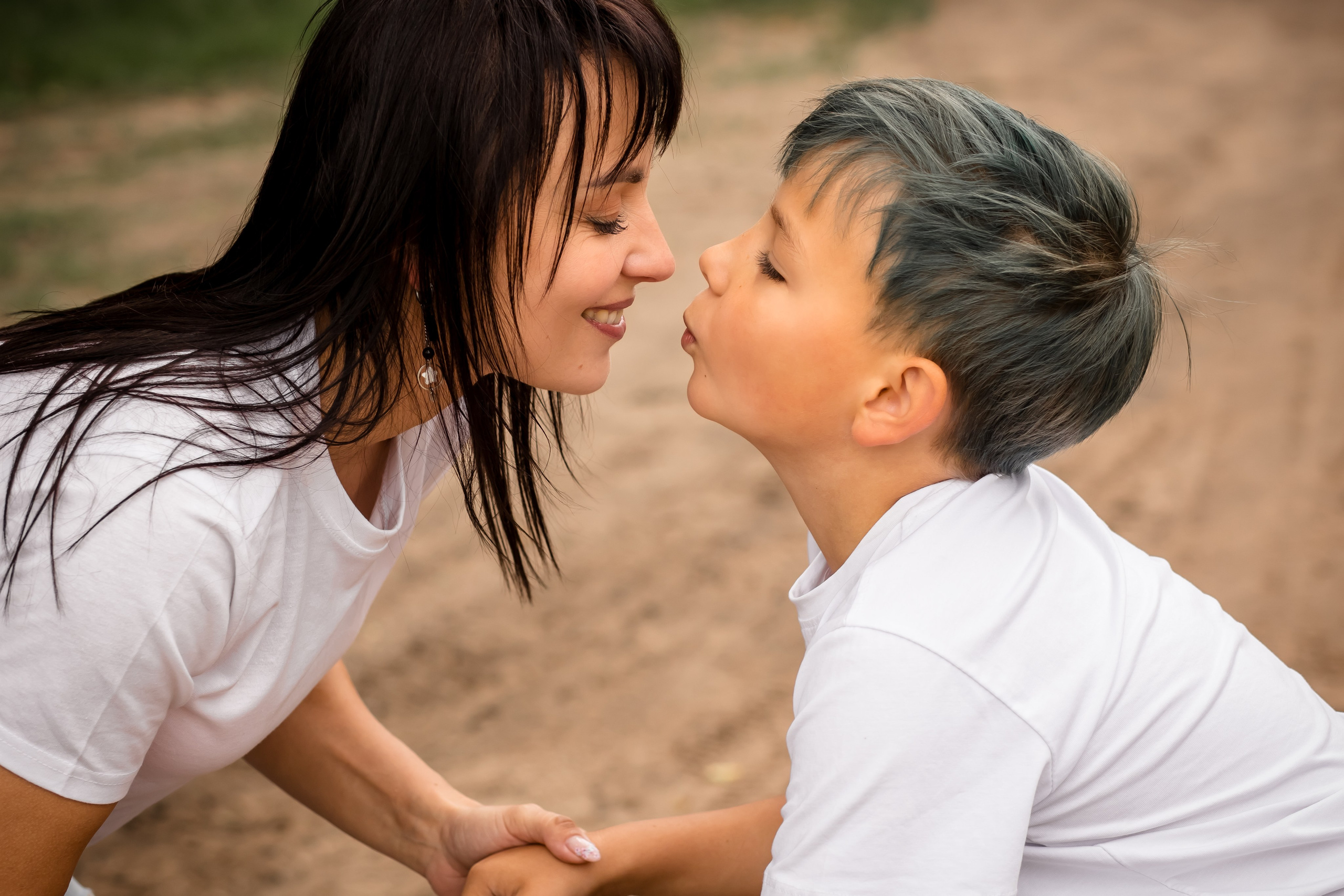 Катя с детками