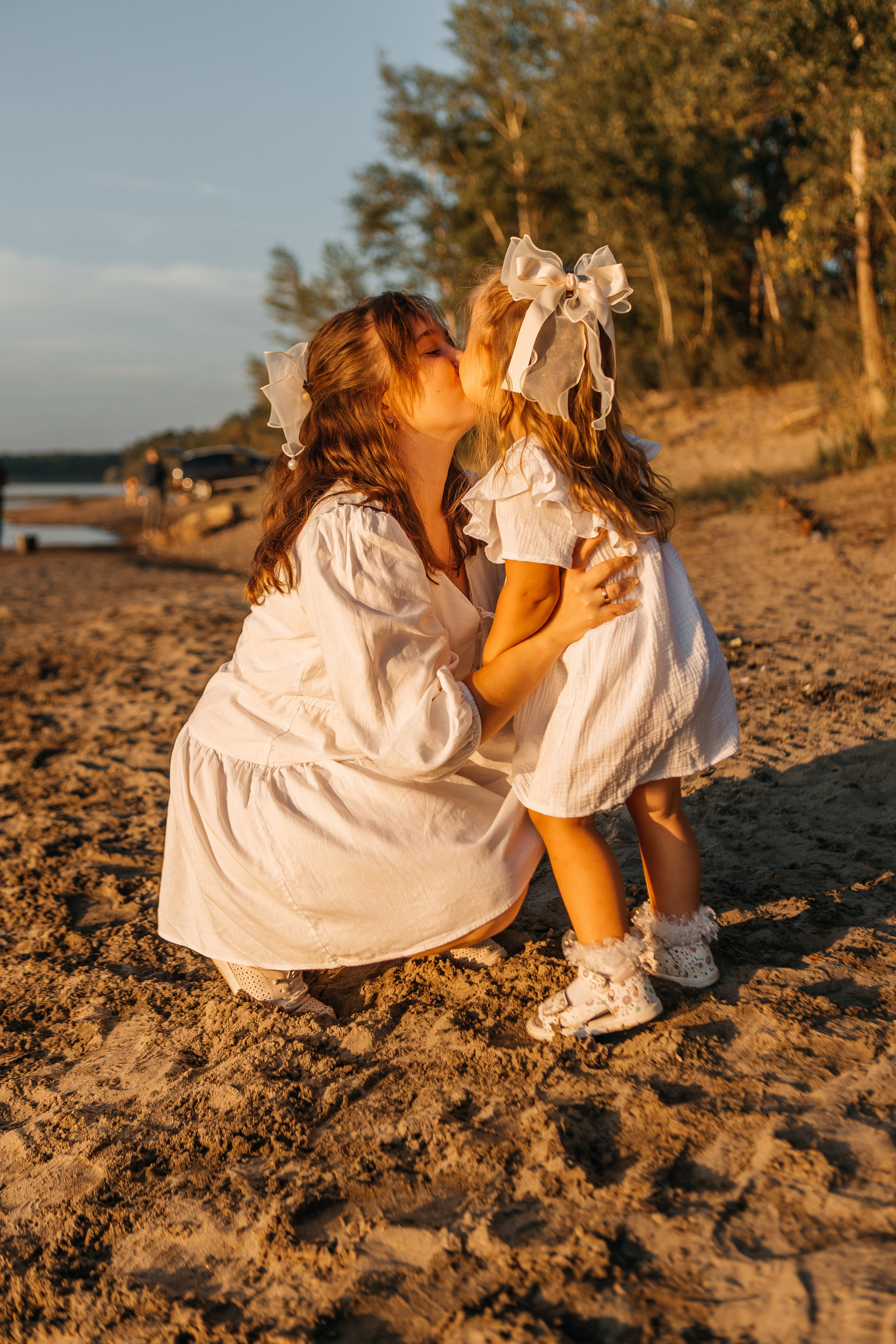 Семейная фотосессия на закате. Дарья Белякова. Свадебный, детский и семейный фотограф в городе Бийск