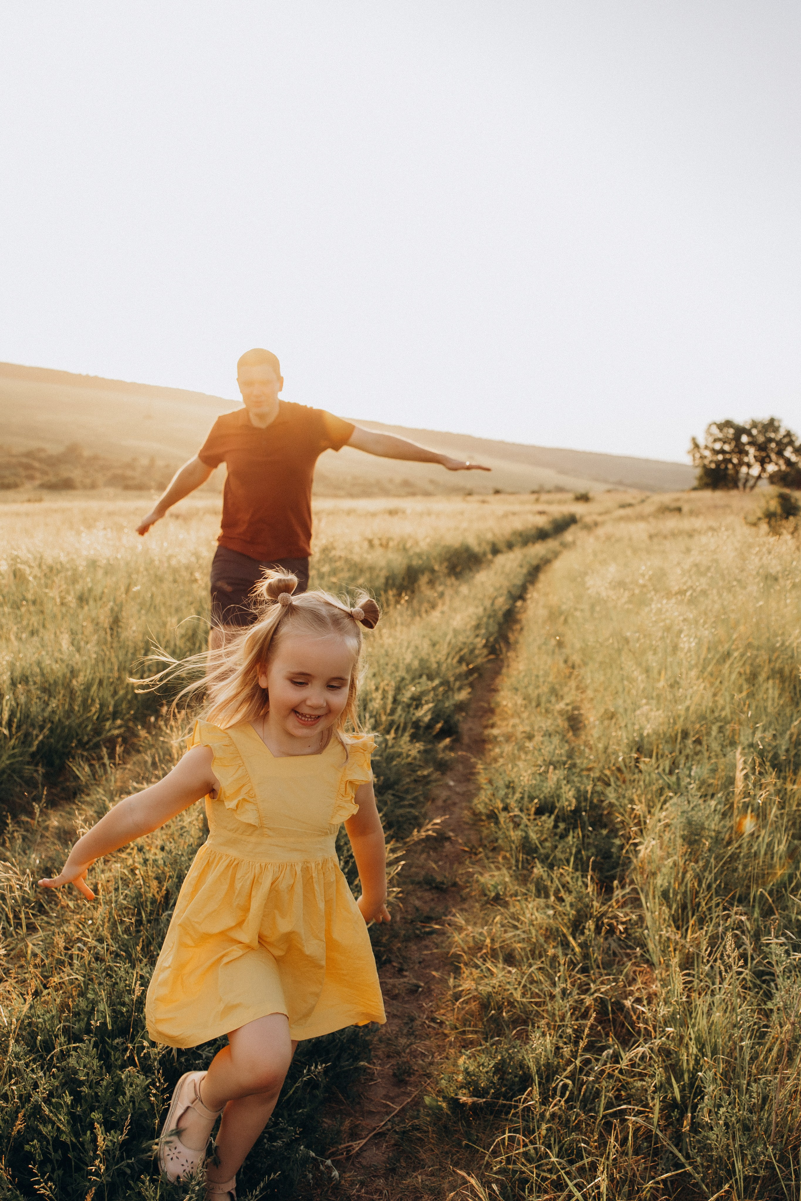 Папа и дочки. Семейный фотограф документалист в Пензе Лопатинская Татья