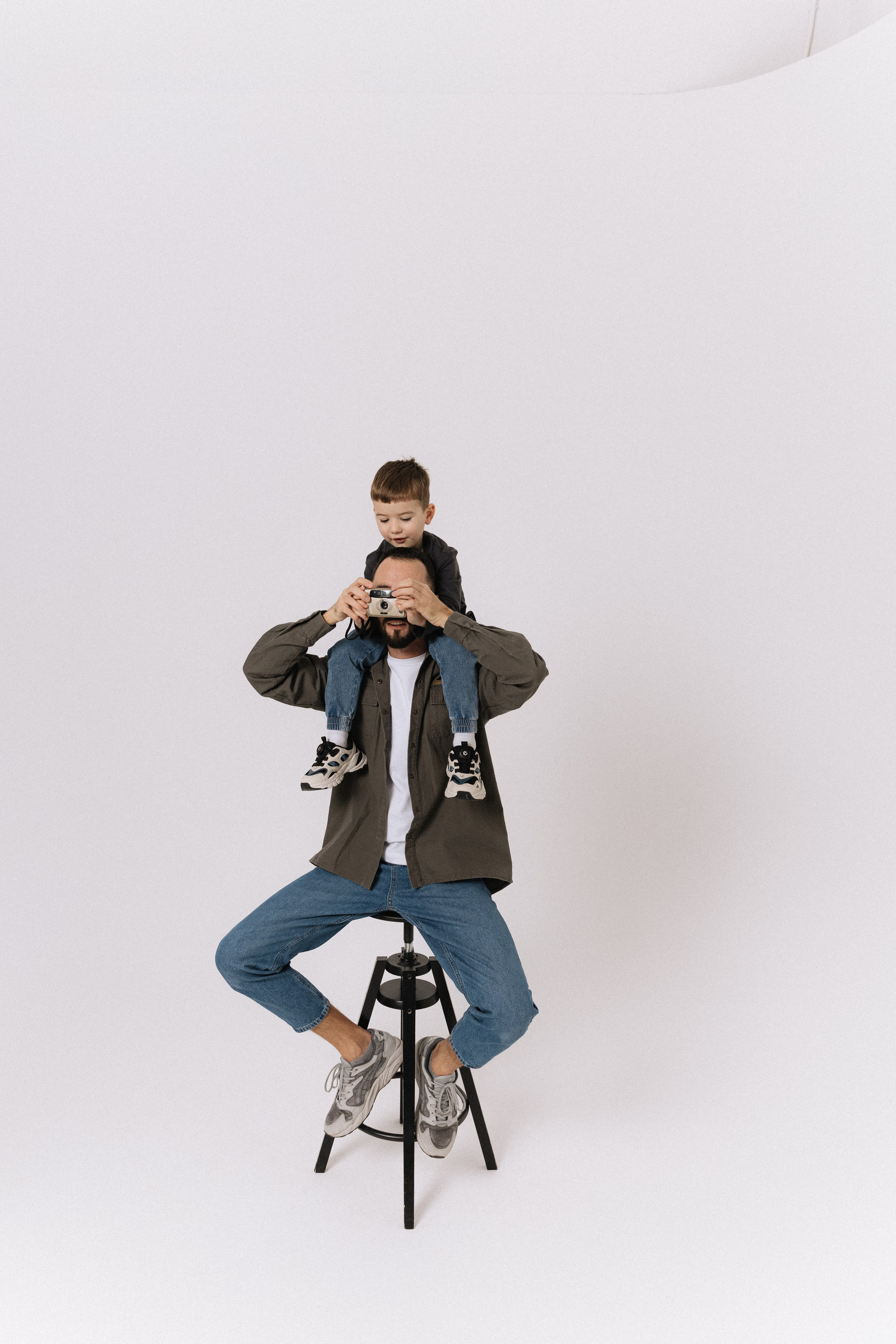 Лена, Леша и Миша. Фотограф и коллажист Ольга Шереметьева