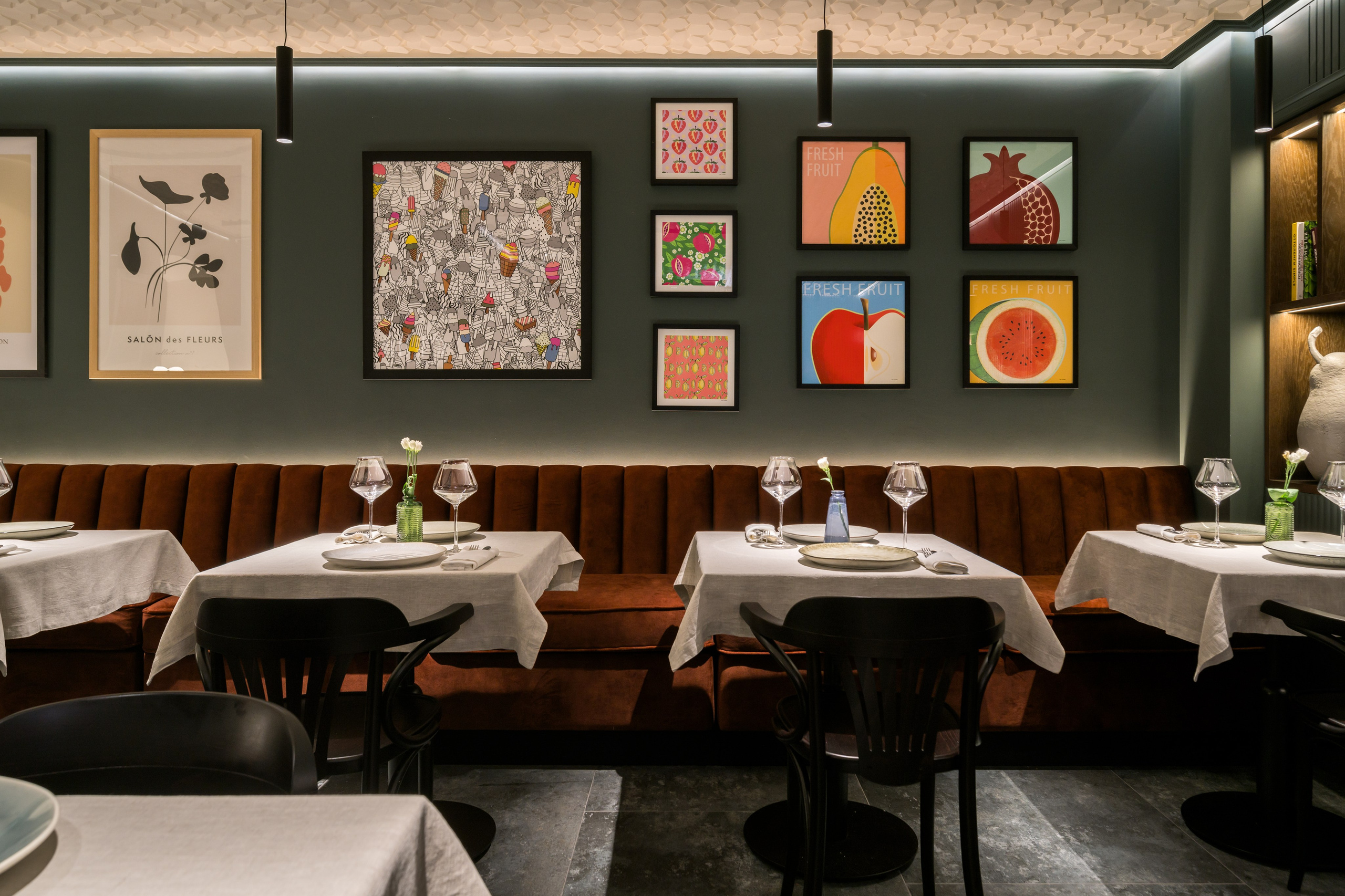 Ресторан. Интерьерный фотограф Мария Дмитриева. Санкт-Петербург