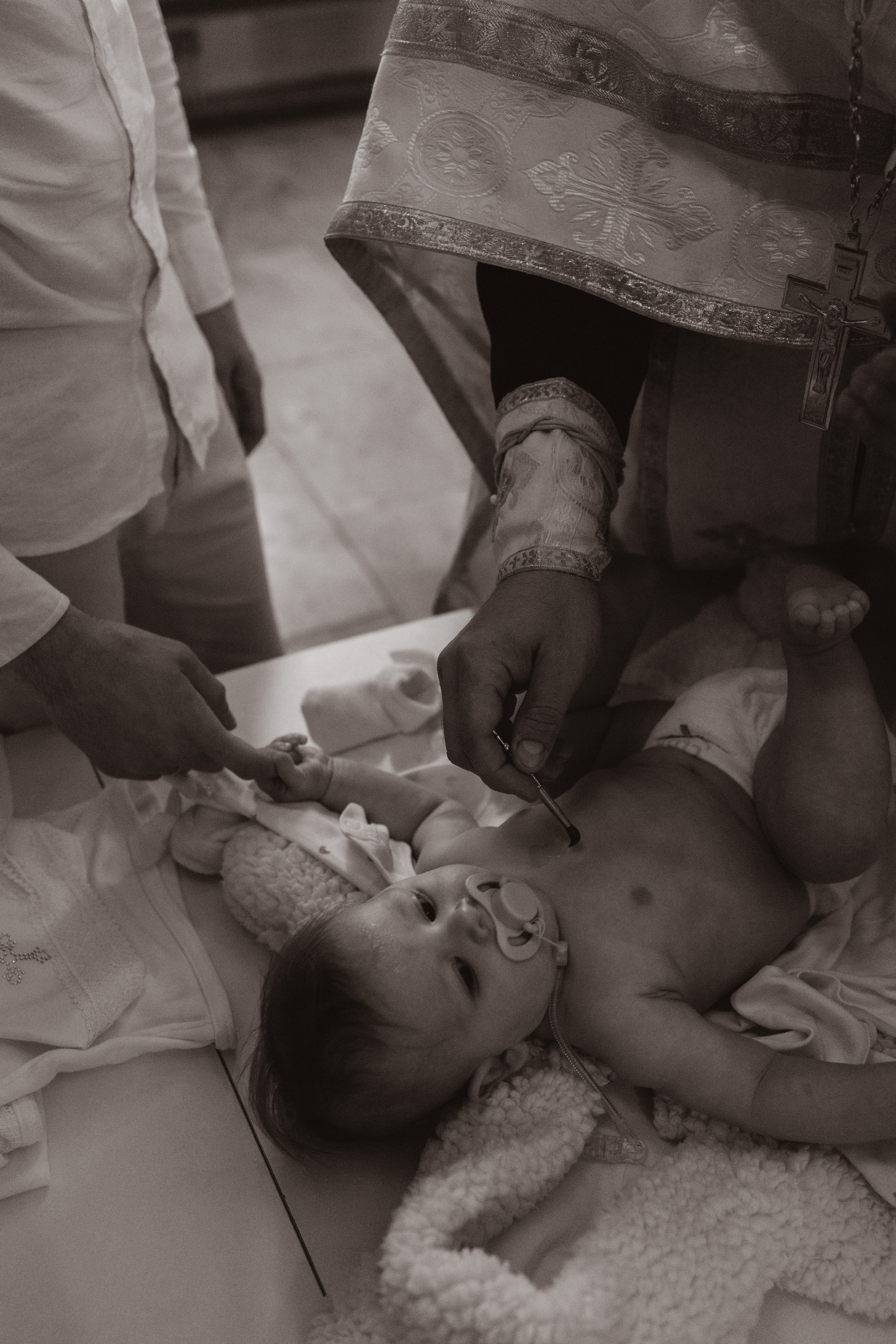 Таинство Крещения (Макар). Фотограф новорождённых Newborn Москва