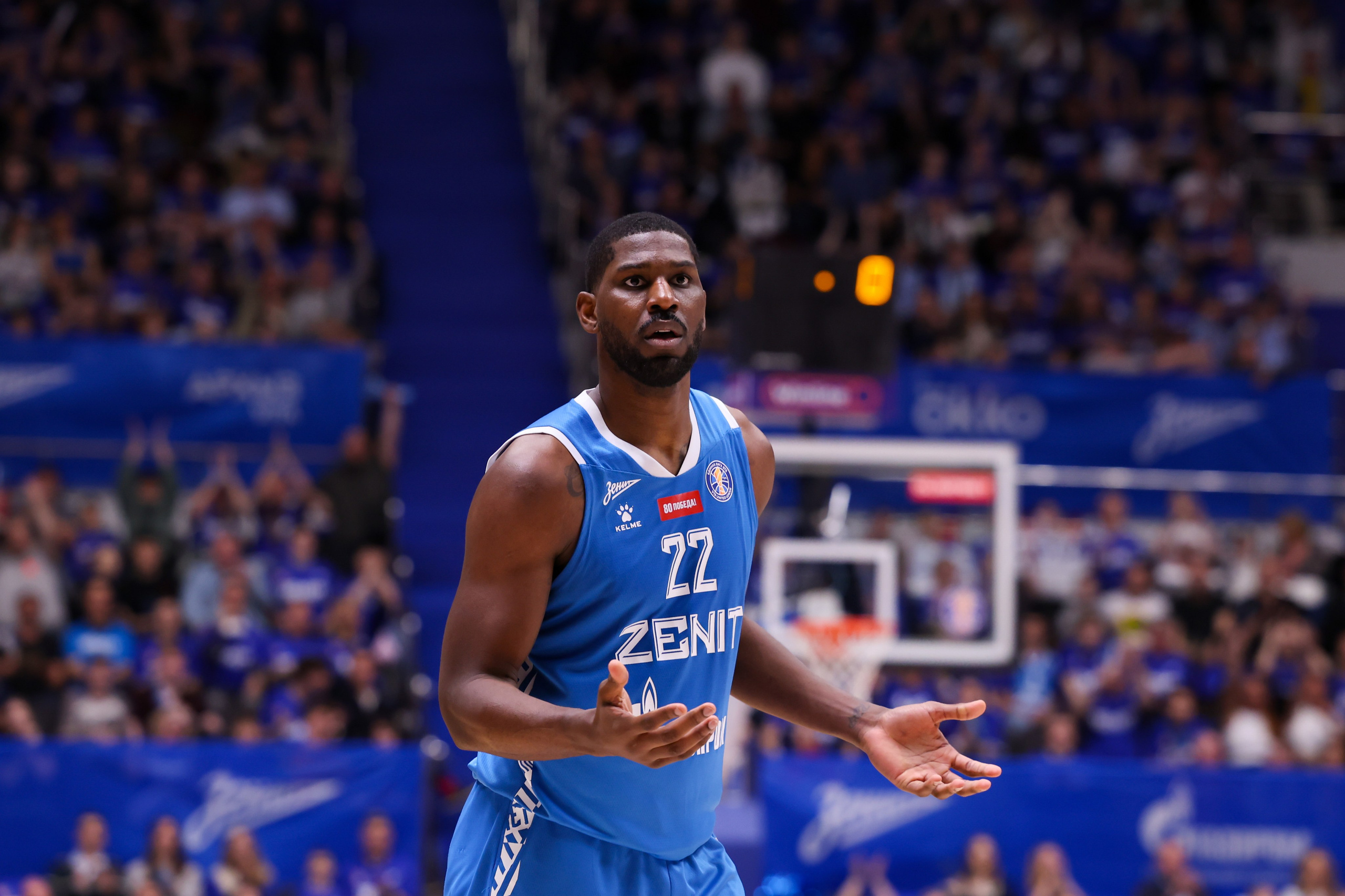 БК «Зенит» — БК «ЦСКА» финал ЕЛ ВТБ 1 игра 27.05.2025. Спортивный и репортажный фотограф Антон Тереханов