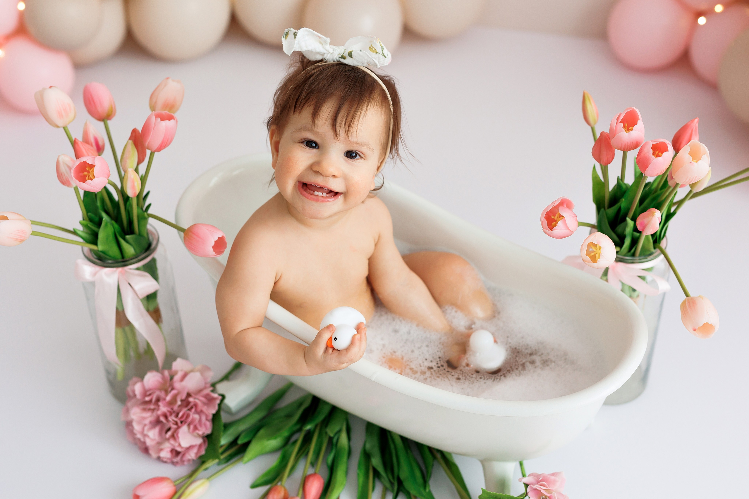 Ванночки годик. Профессиональная детская и семейная фотостудия в Краснодаре