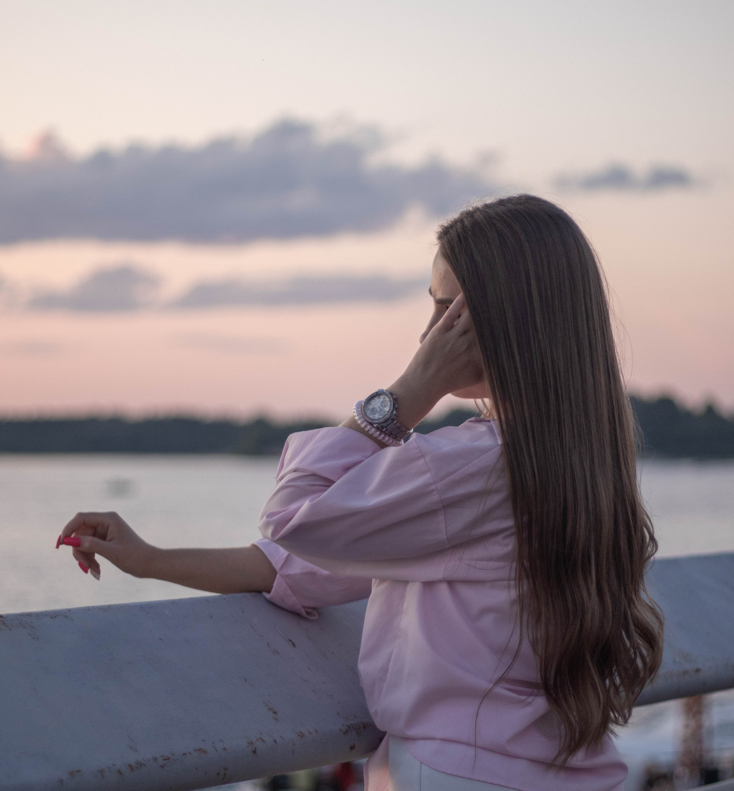 Розовый закат- фотосессия для Ларисы. Портретный фотограф в Нижнем Новгороде Катя Попова