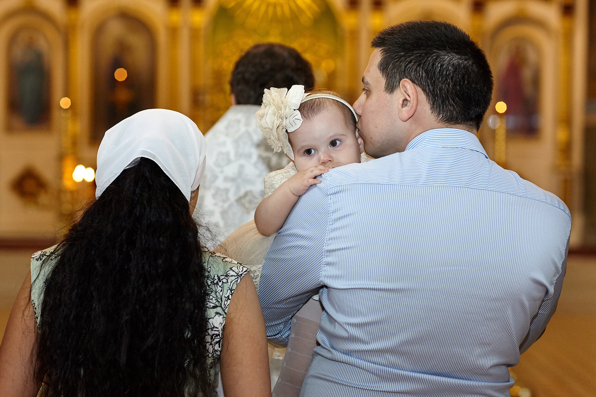 Таинство крещения Ростов на Дону. Фото видео съёмка в Белой Калитве дуэт Герман и Инна