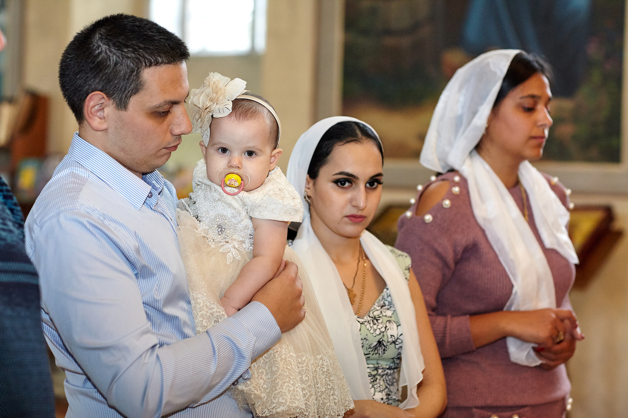 Таинство крещения Ростов на Дону. Фото видео съёмка в Белой Калитве дуэт Герман и Инна