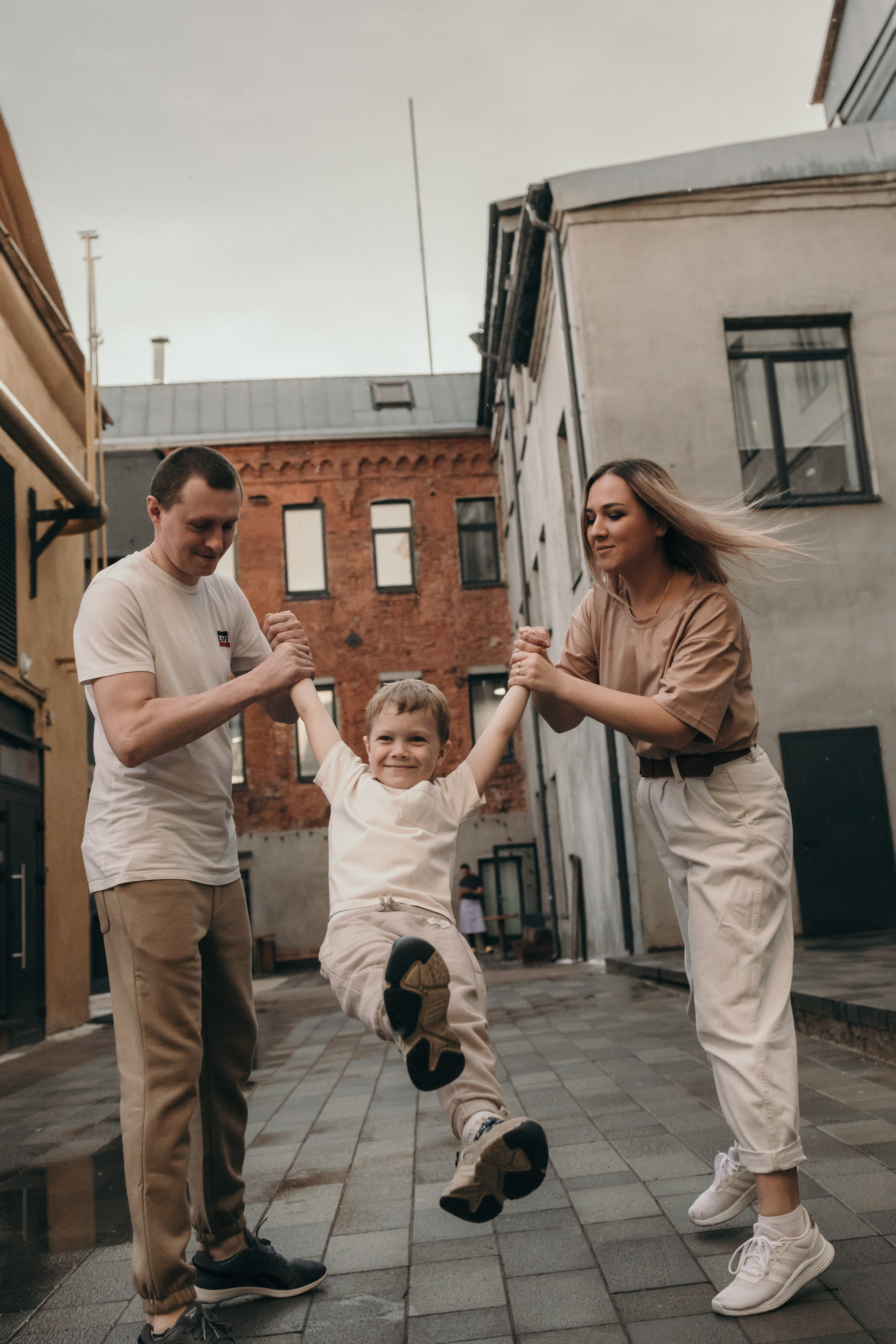 Городская семейная фотосессия в Москве для Ксении, Марка и Семена. Семейный фотограф в Москве, Щелково, Фрязино _ Виктория Степанова