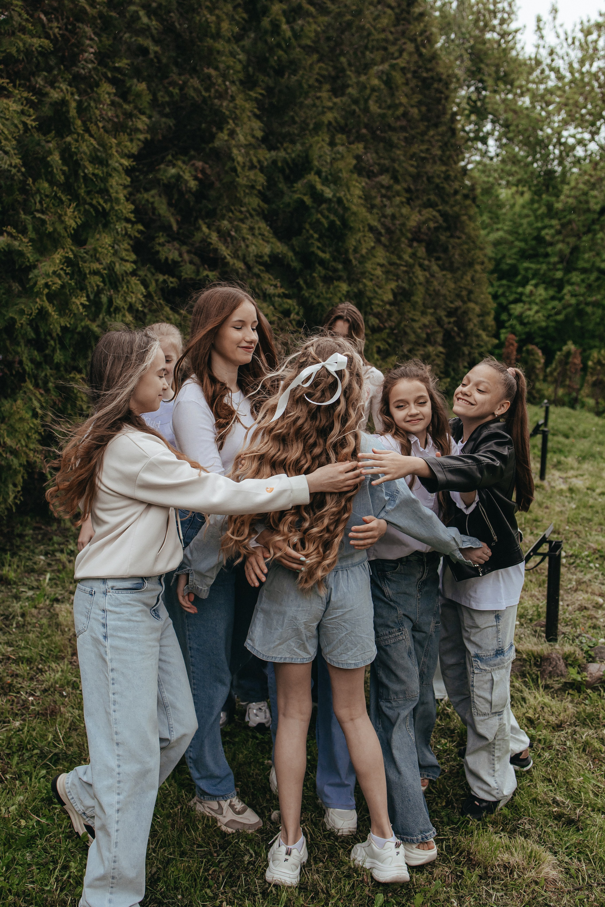 День рождения в компании девочек гимнасток. Семейный фотограф в Москве, Щелково, Фрязино _ Виктория Степанова