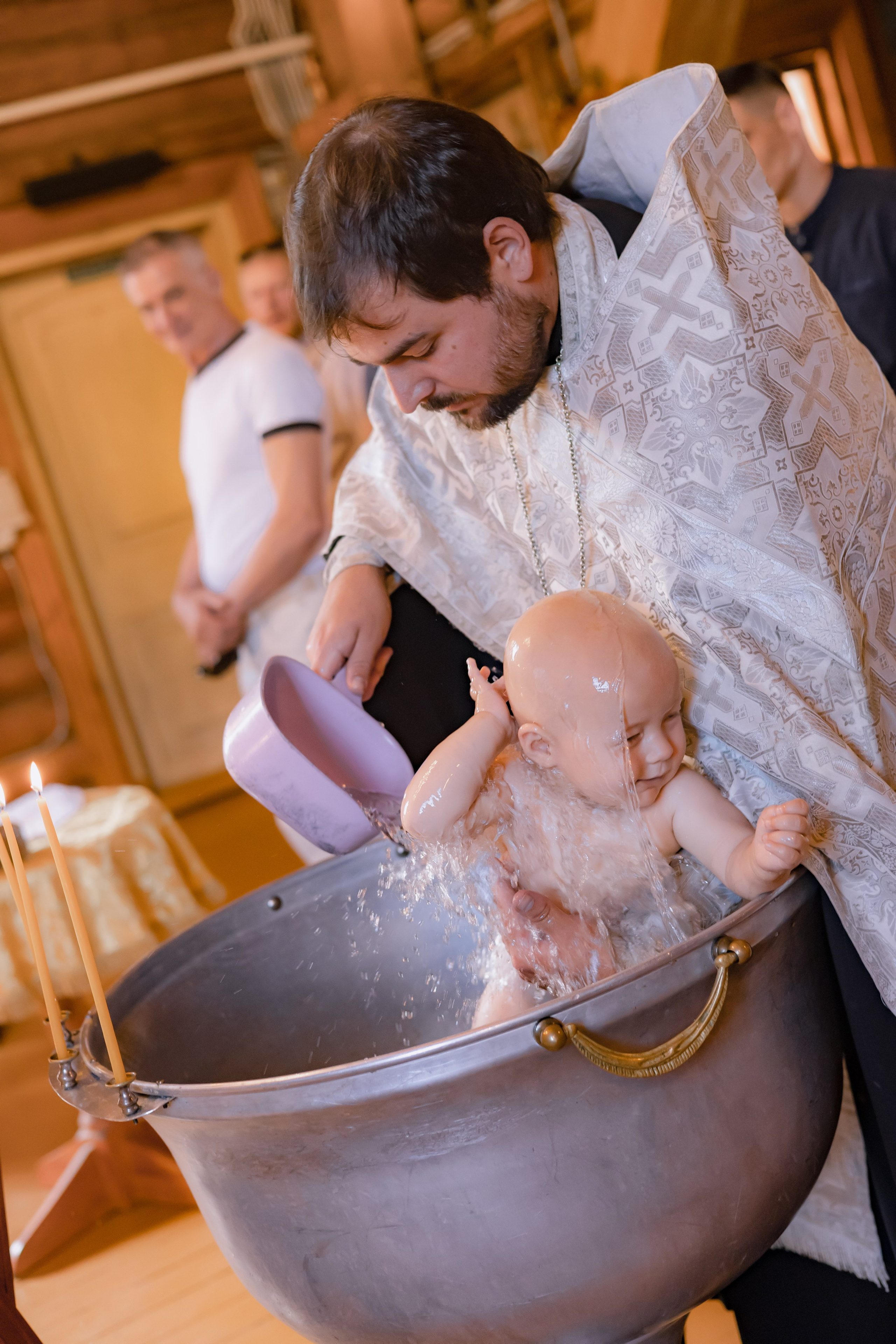 Крещение Миланы «Храм святителя Филарета». Детский и семейный фотограф Евгения Вахнеева Москва Зеленоград