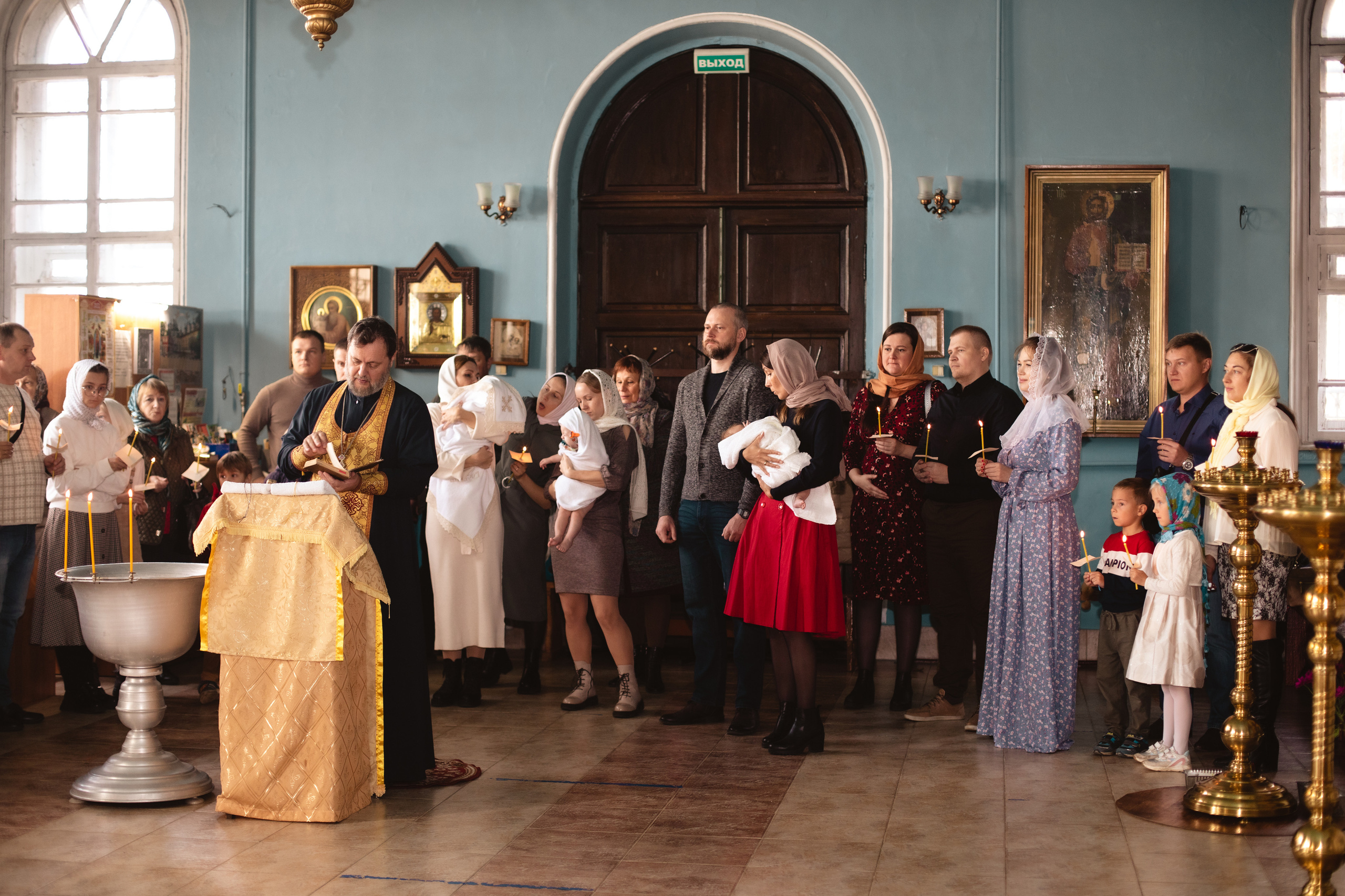 Крещение. Фотограф новорождённых Псков
