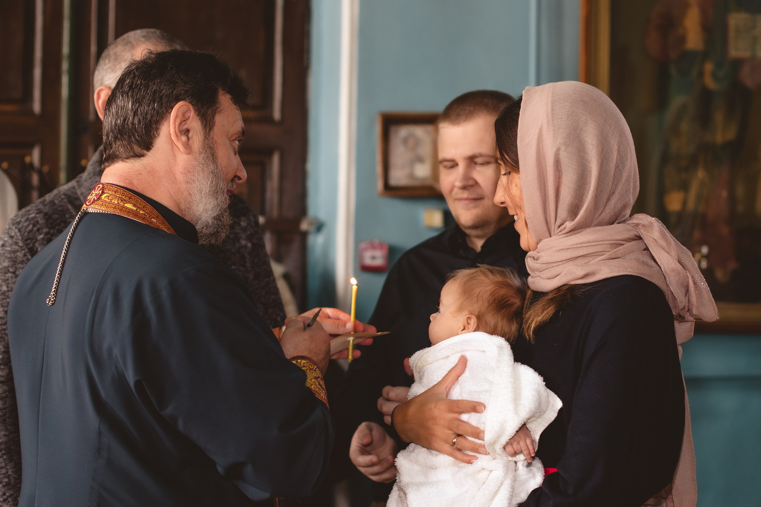 Крещение. Фотограф новорождённых Псков
