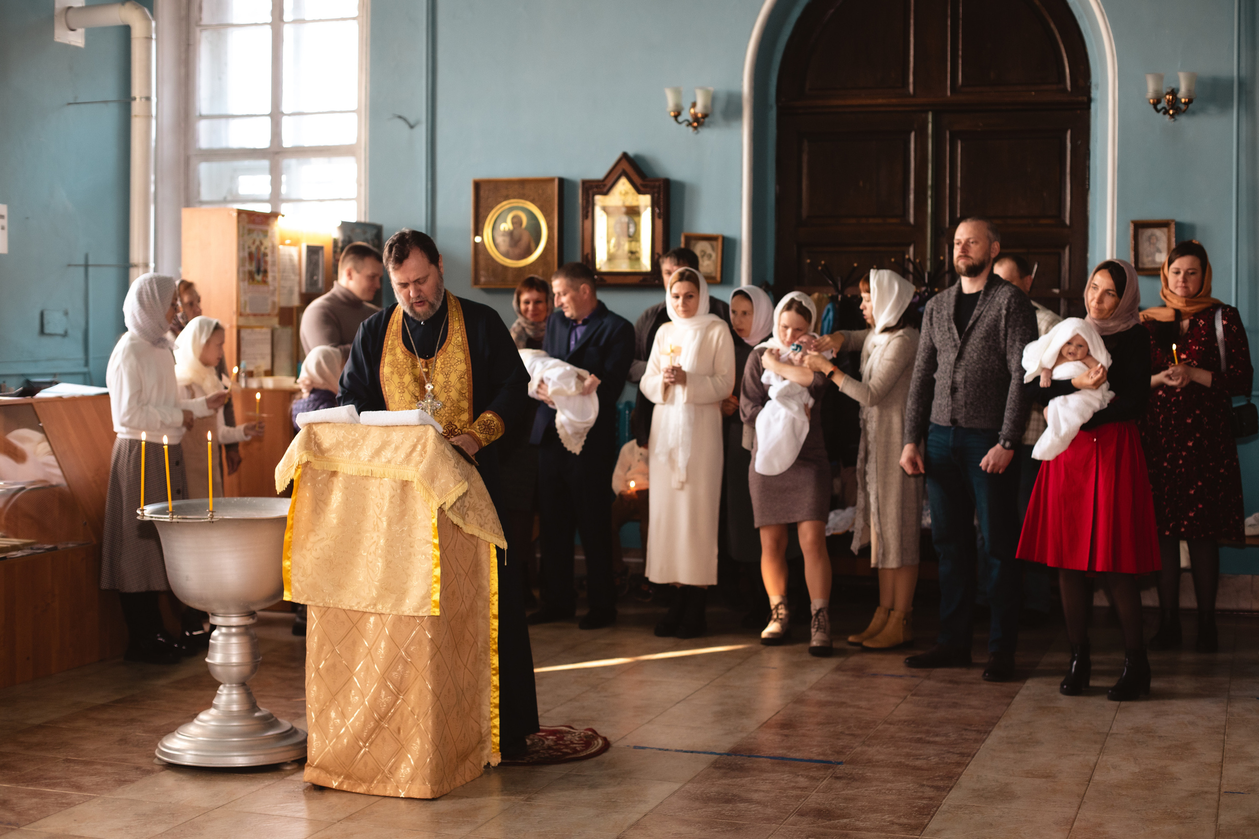 Крещение. Фотограф новорождённых Псков