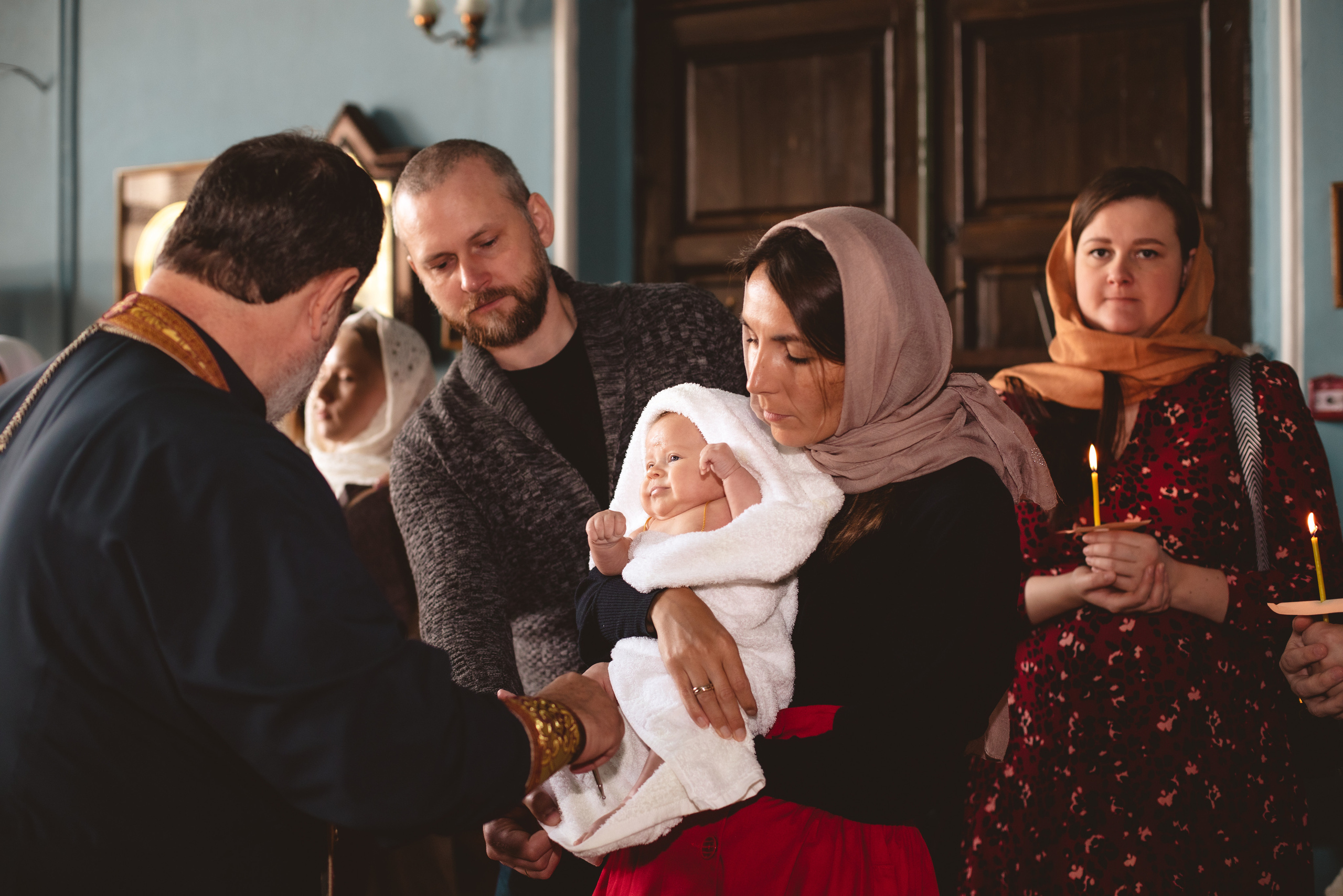Крещение. Фотограф новорождённых Псков