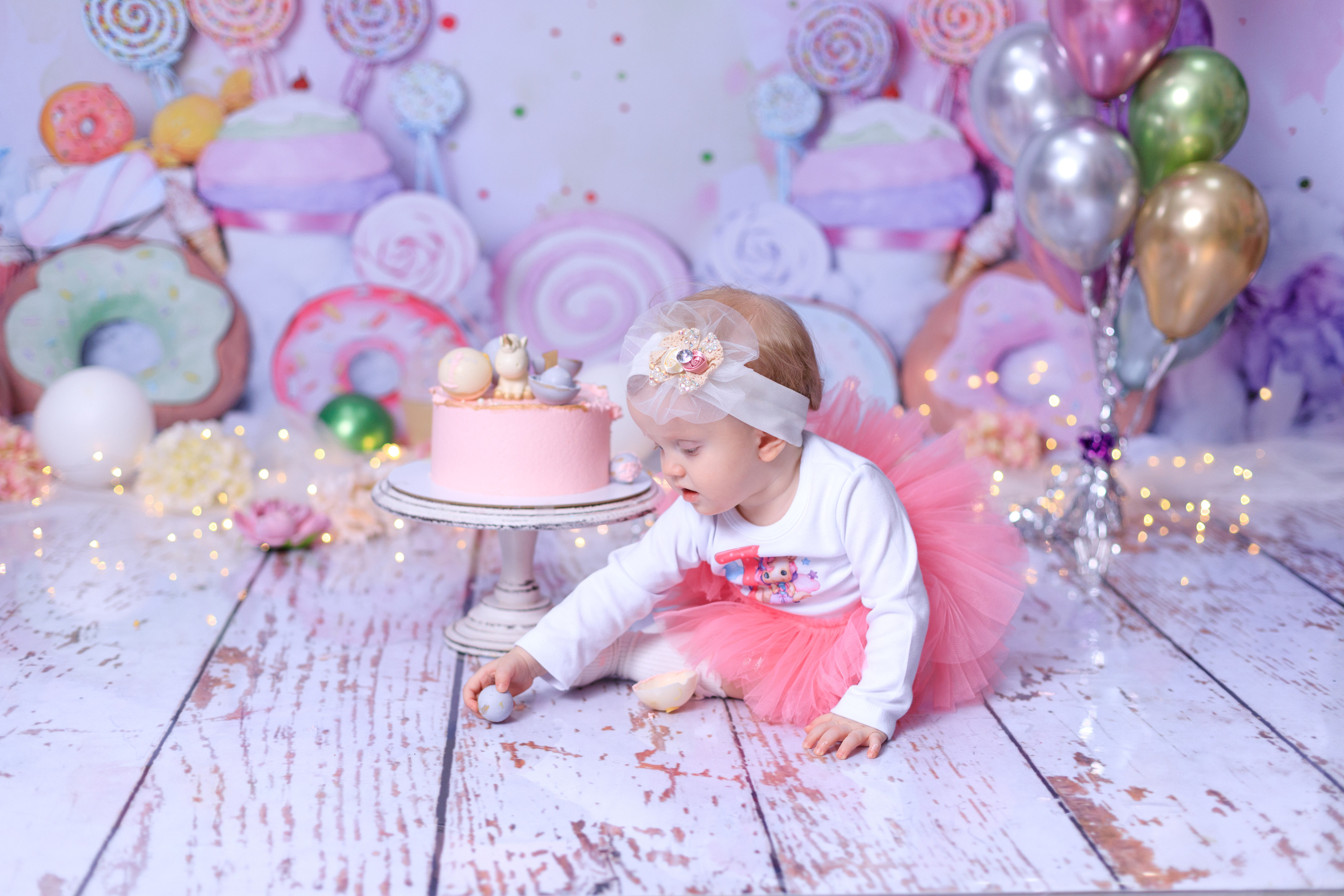 С тортиком. Фотограф новорождённых Псков