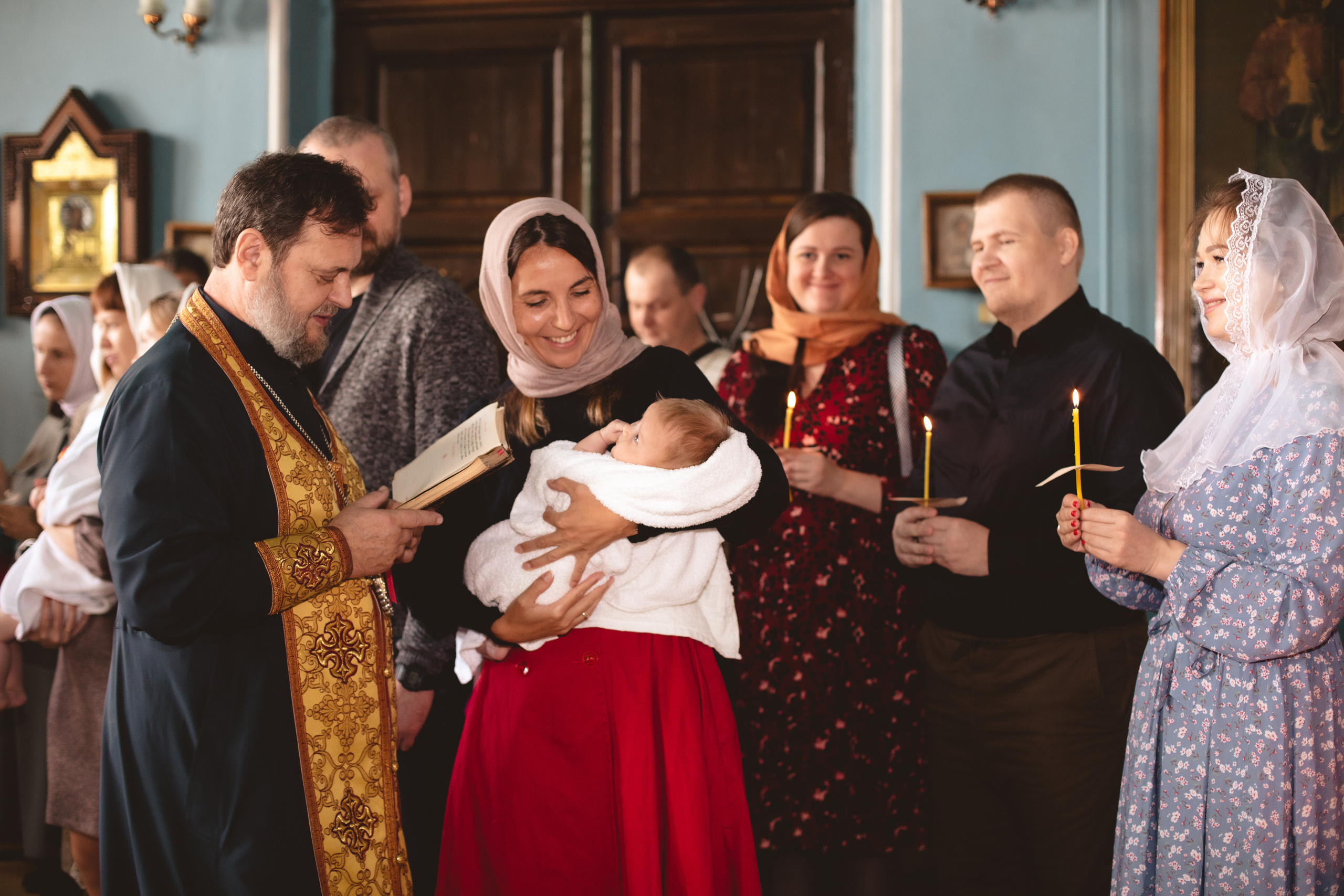Крещение. Фотограф новорождённых Псков