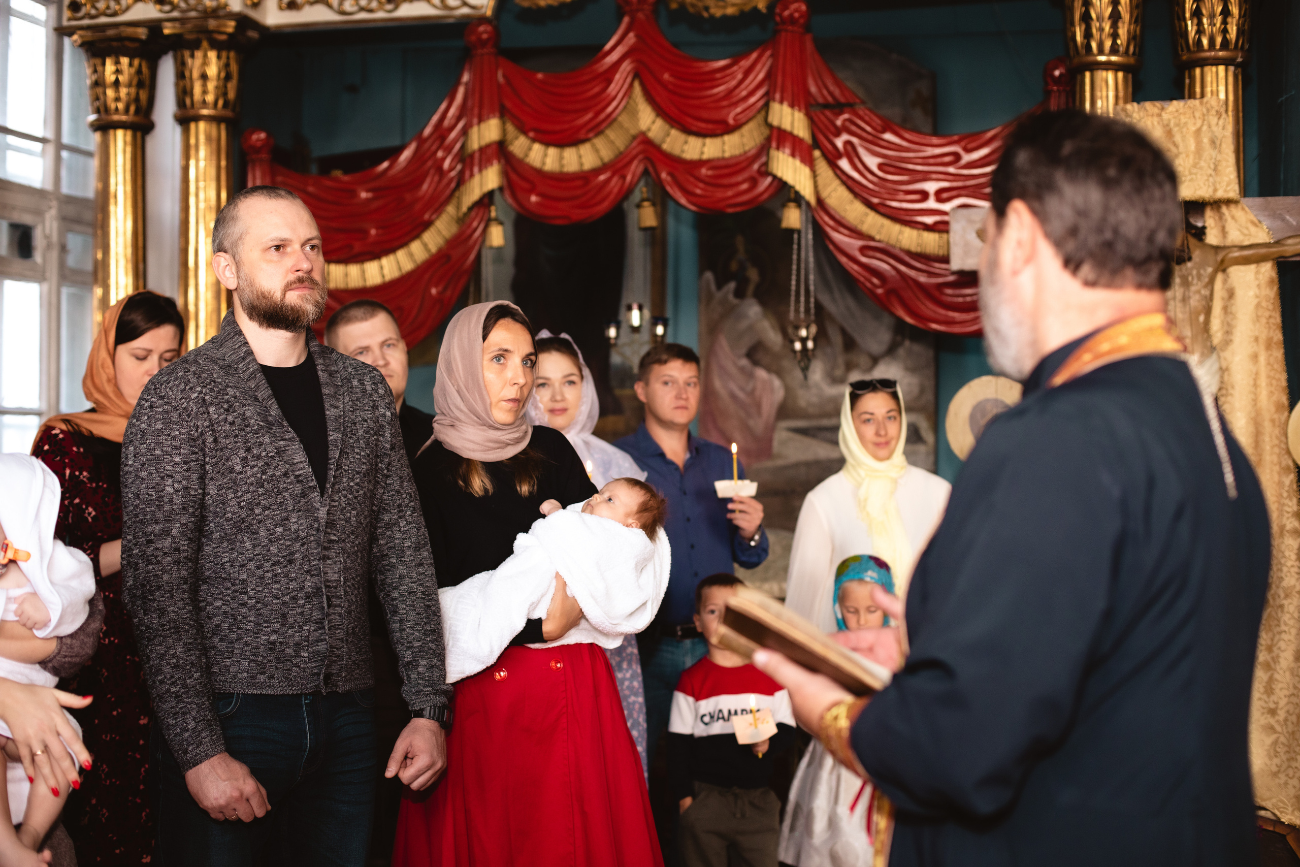 Крещение. Фотограф новорождённых Псков