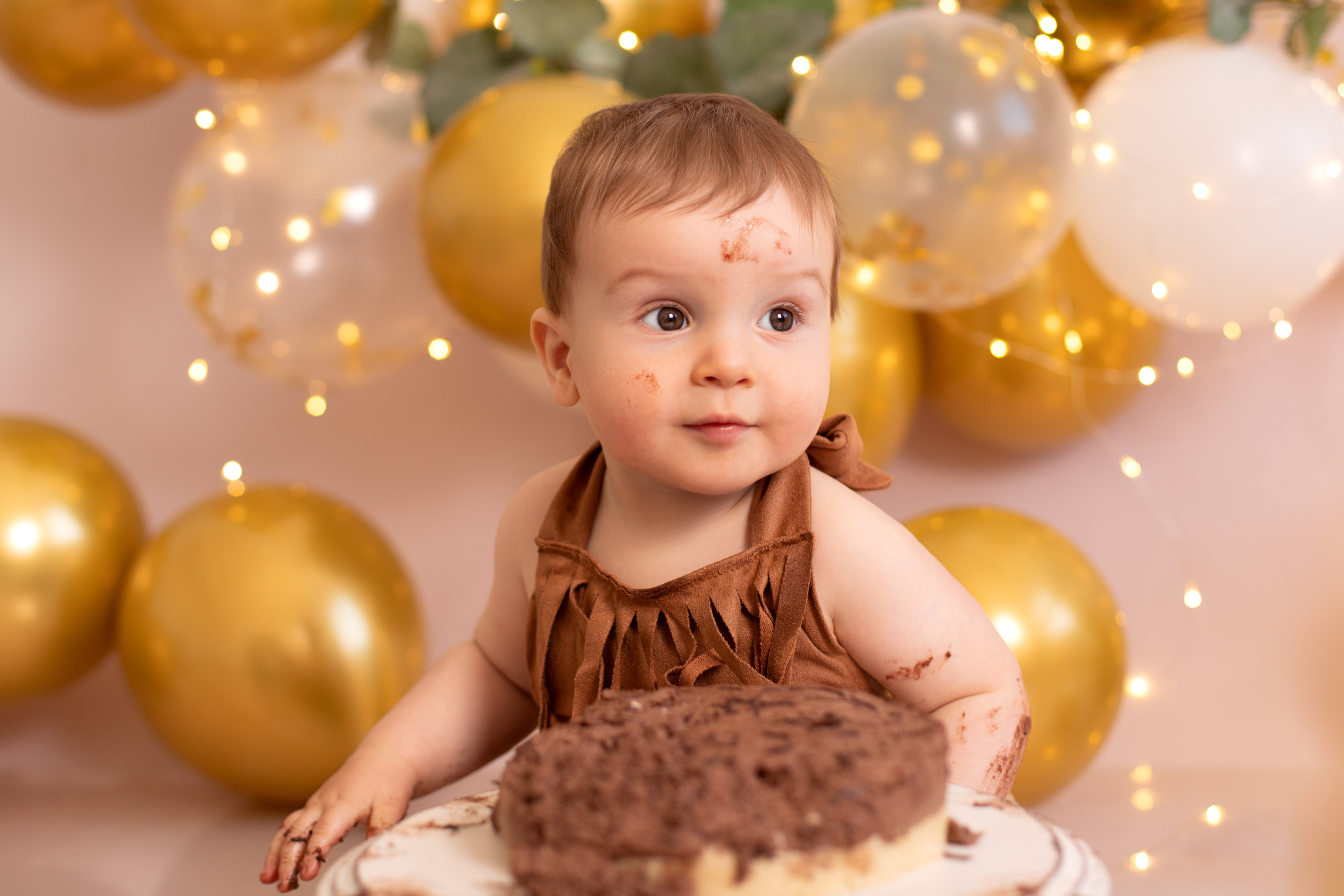 С тортиком. Фотограф новорождённых Псков