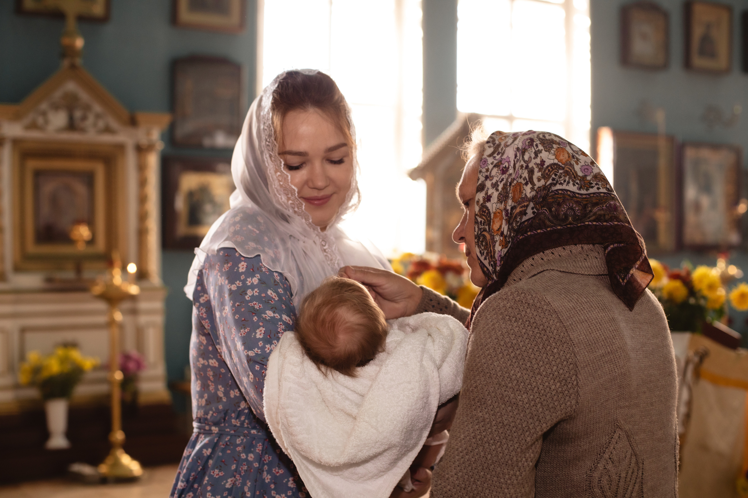 Крещение. Фотограф новорождённых Псков