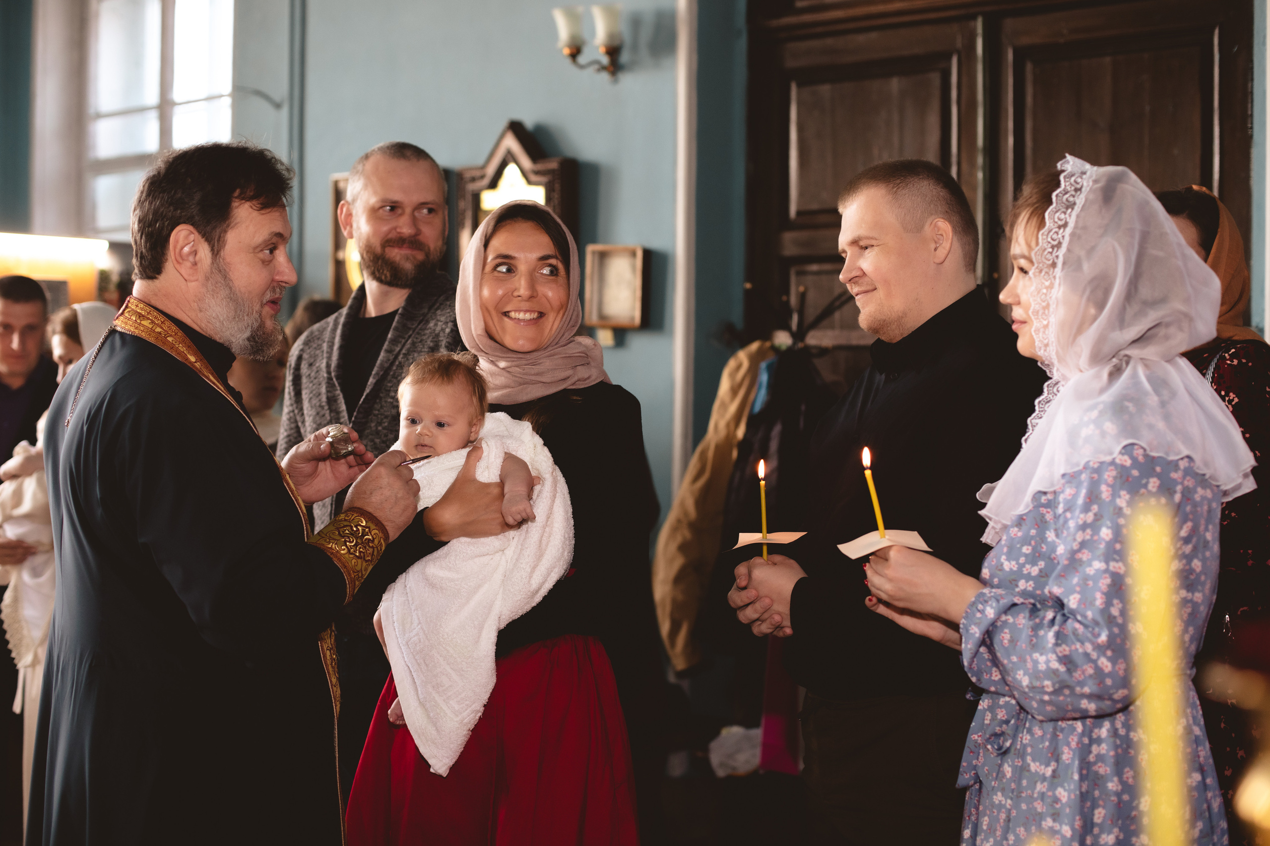 Крещение. Фотограф новорождённых Псков