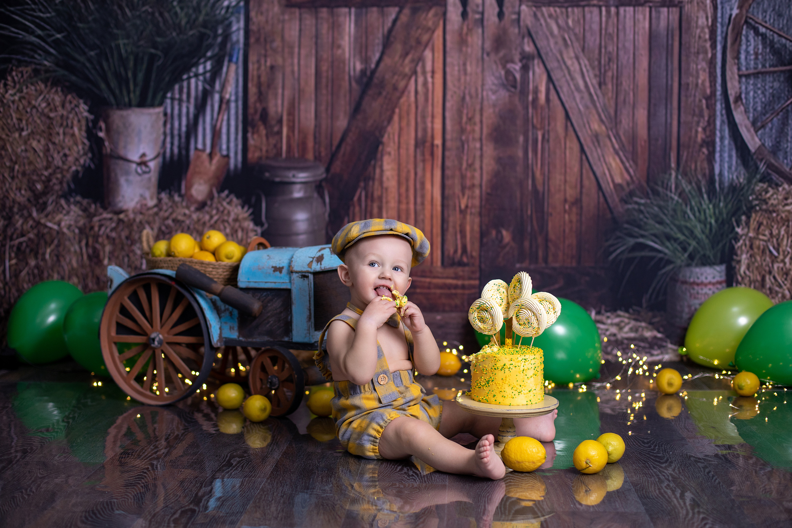 С тортиком. Фотограф новорождённых Псков