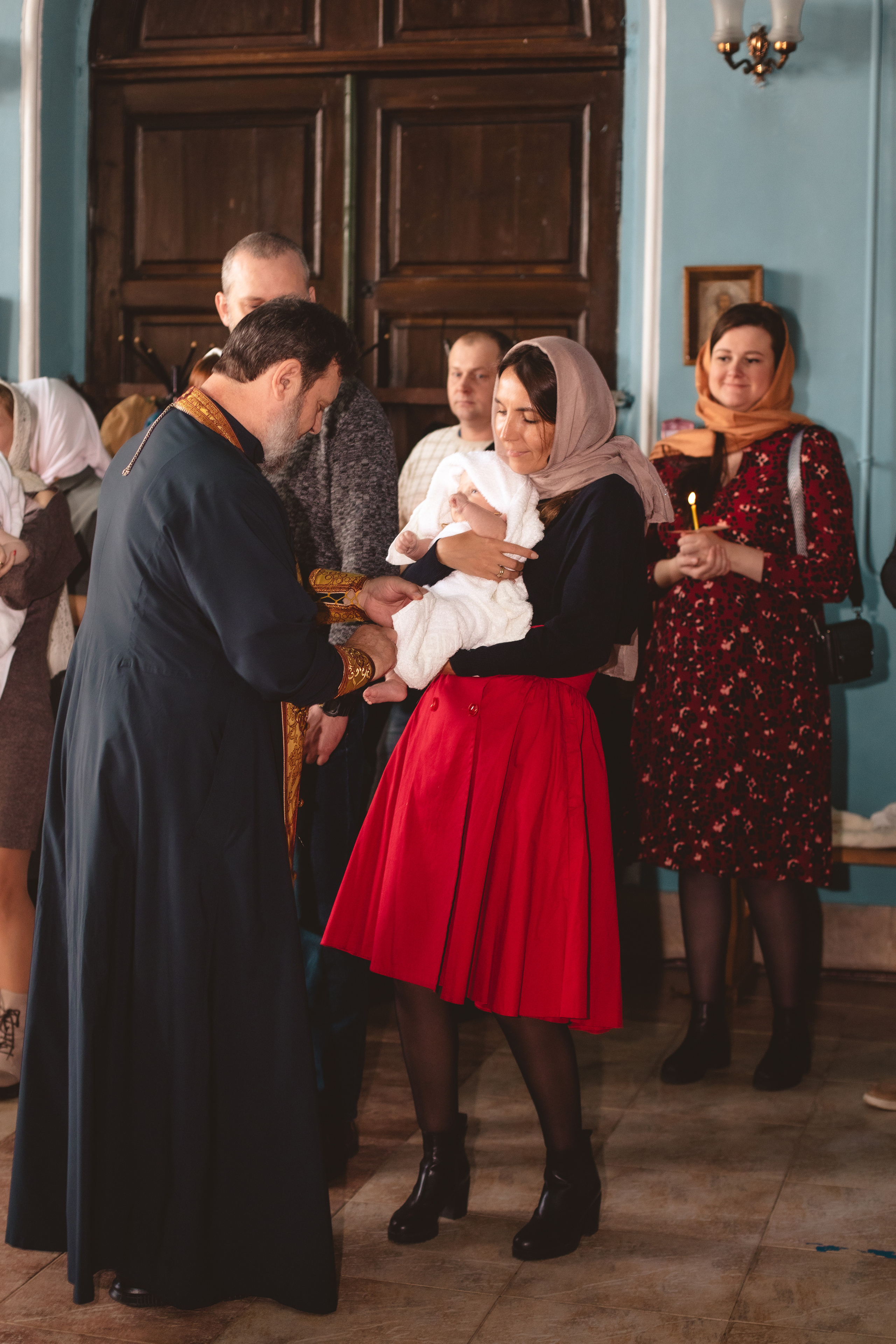 Крещение. Фотограф новорождённых Псков