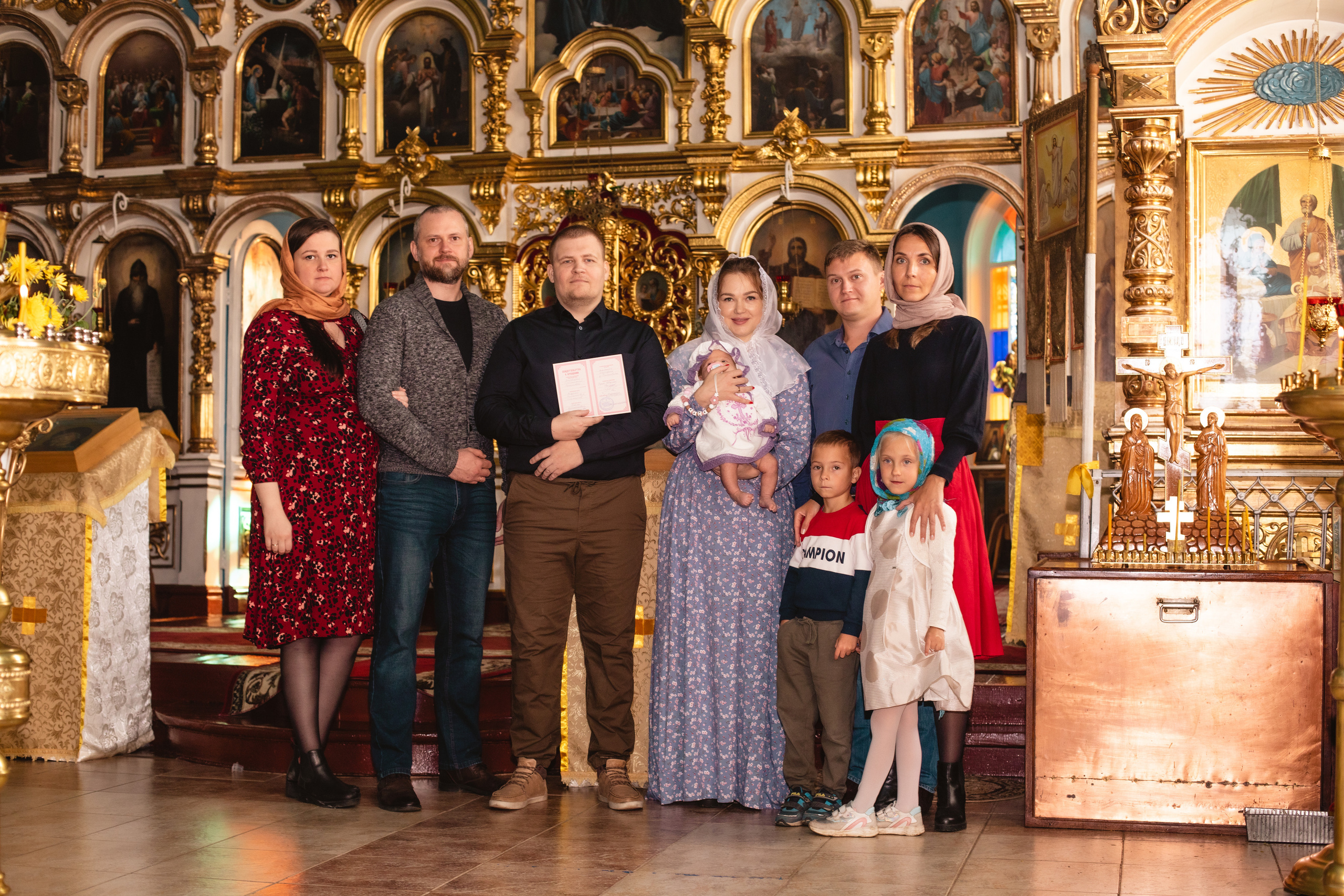 Крещение. Фотограф новорождённых Псков