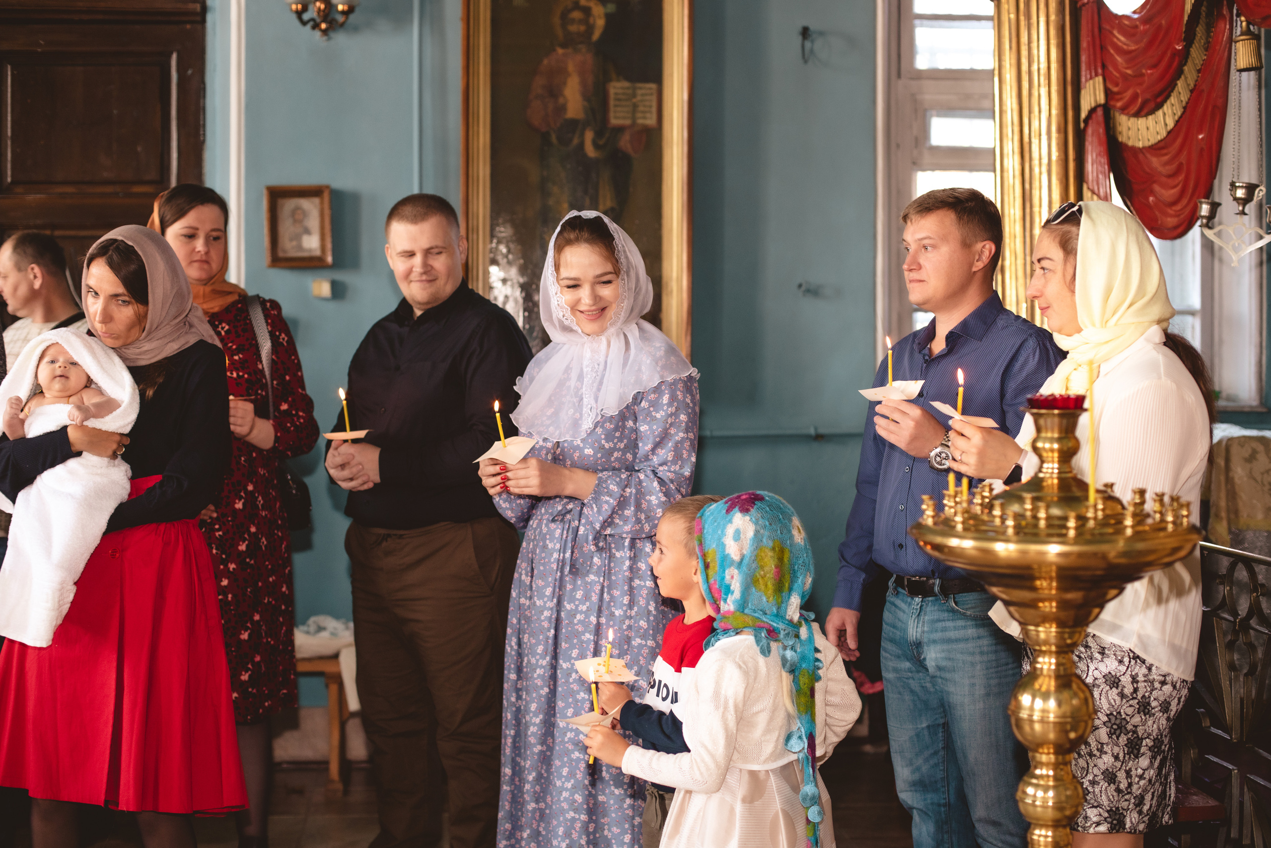 Крещение. Фотограф новорождённых Псков