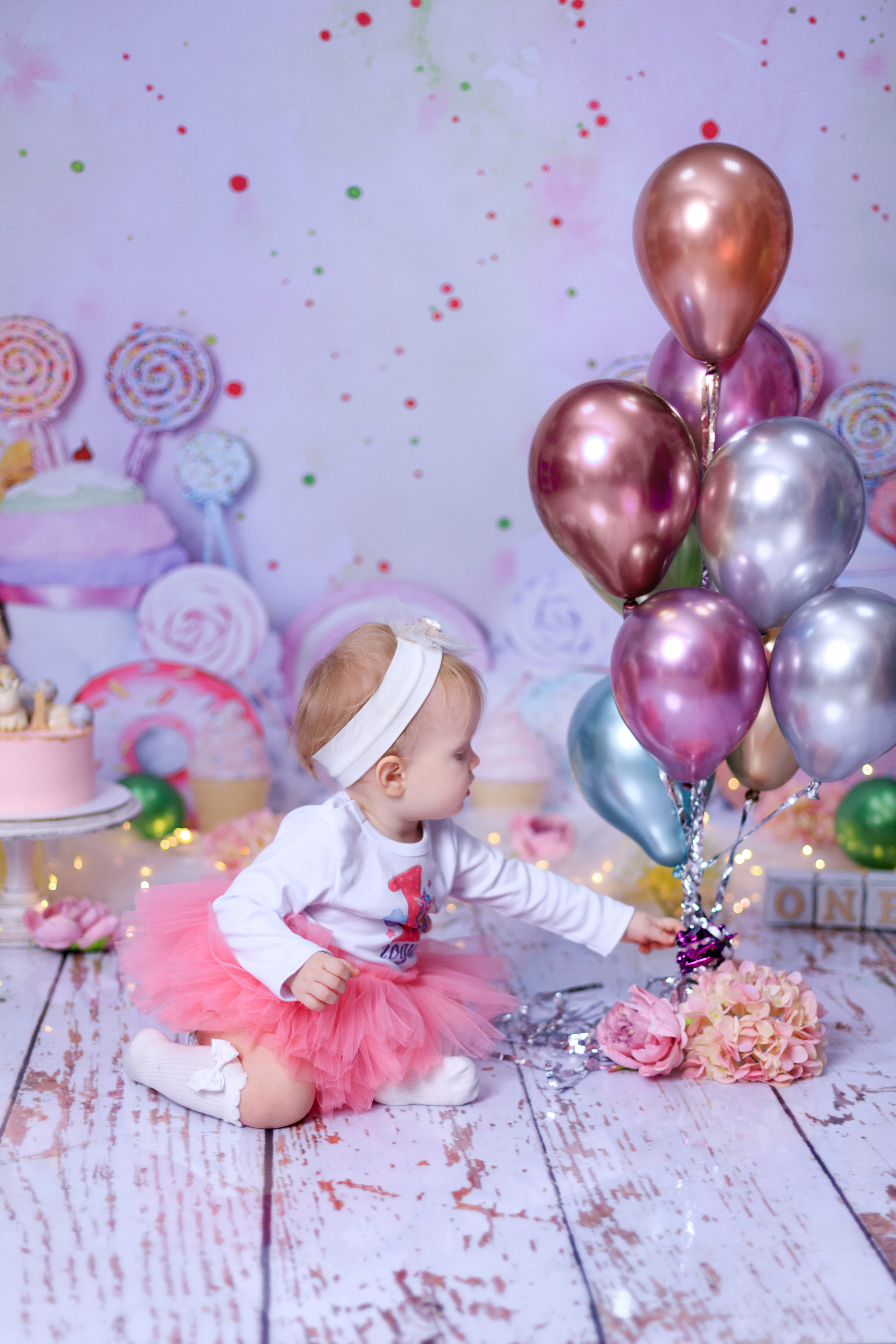 С тортиком. Фотограф новорождённых Псков