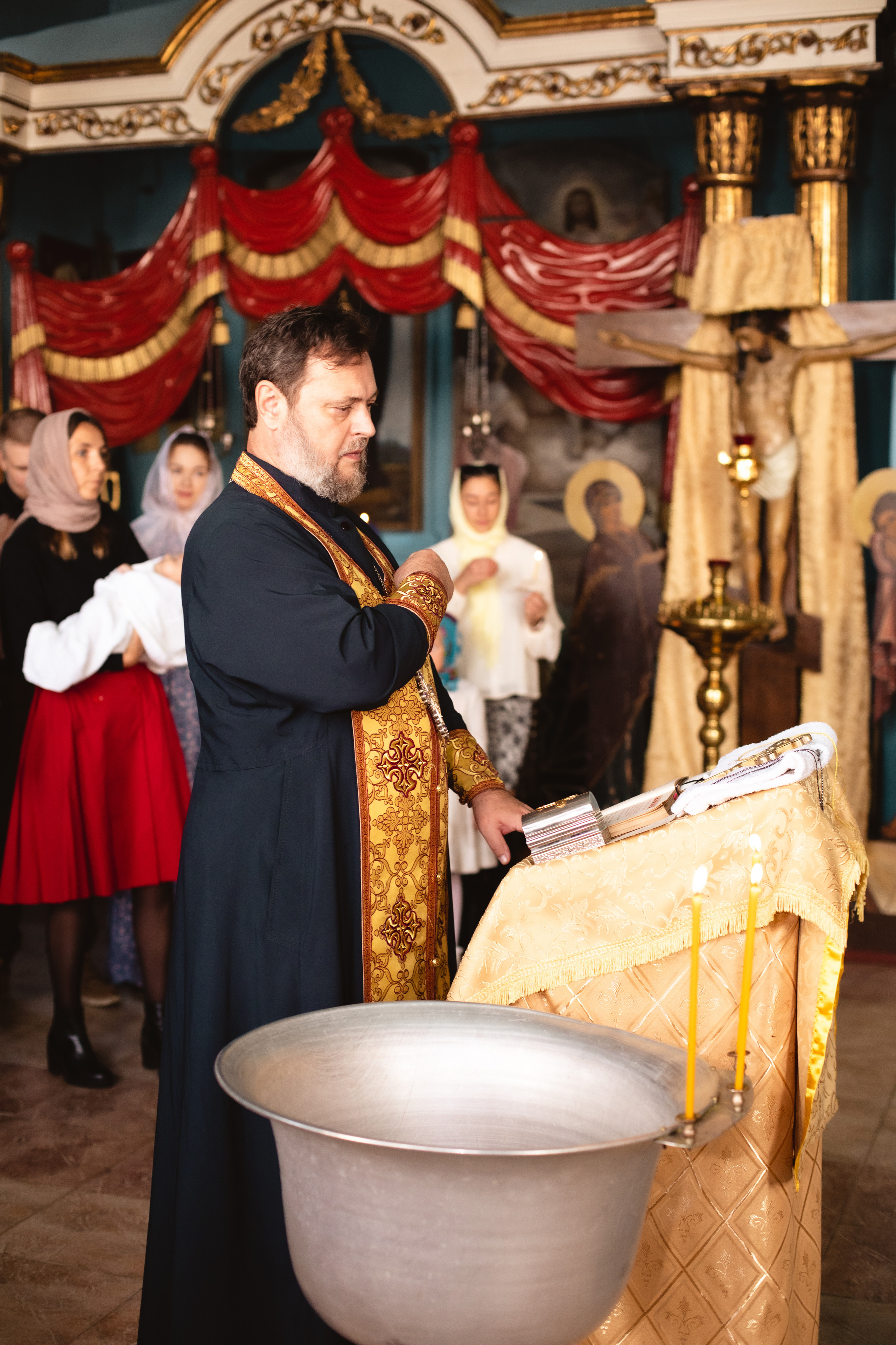 Крещение. Фотограф новорождённых Псков