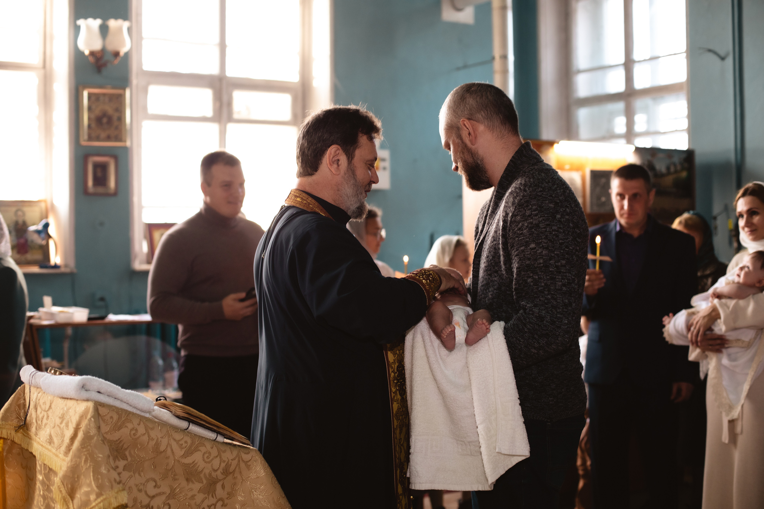 Крещение. Фотограф новорождённых Псков