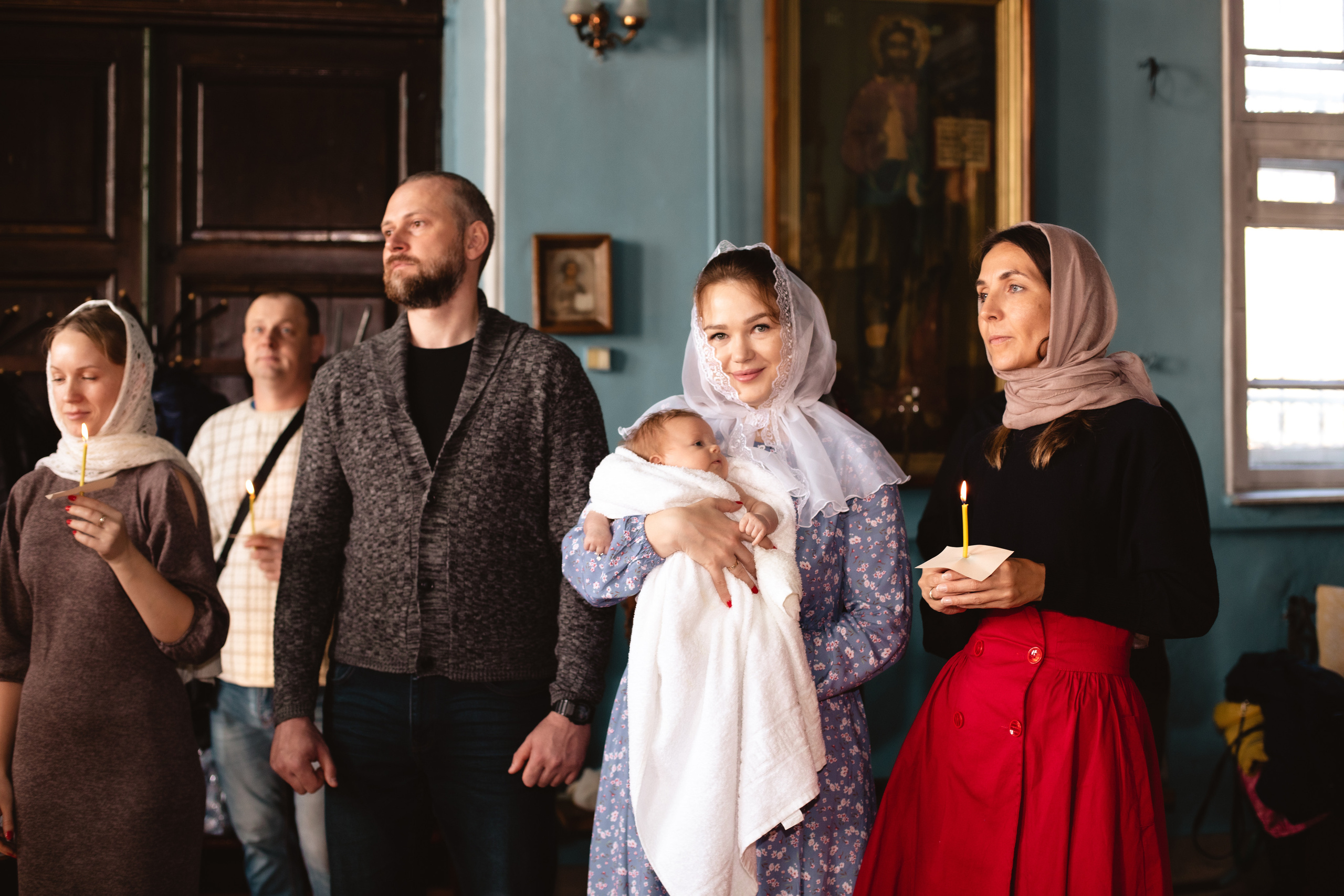 Крещение. Фотограф новорождённых Псков