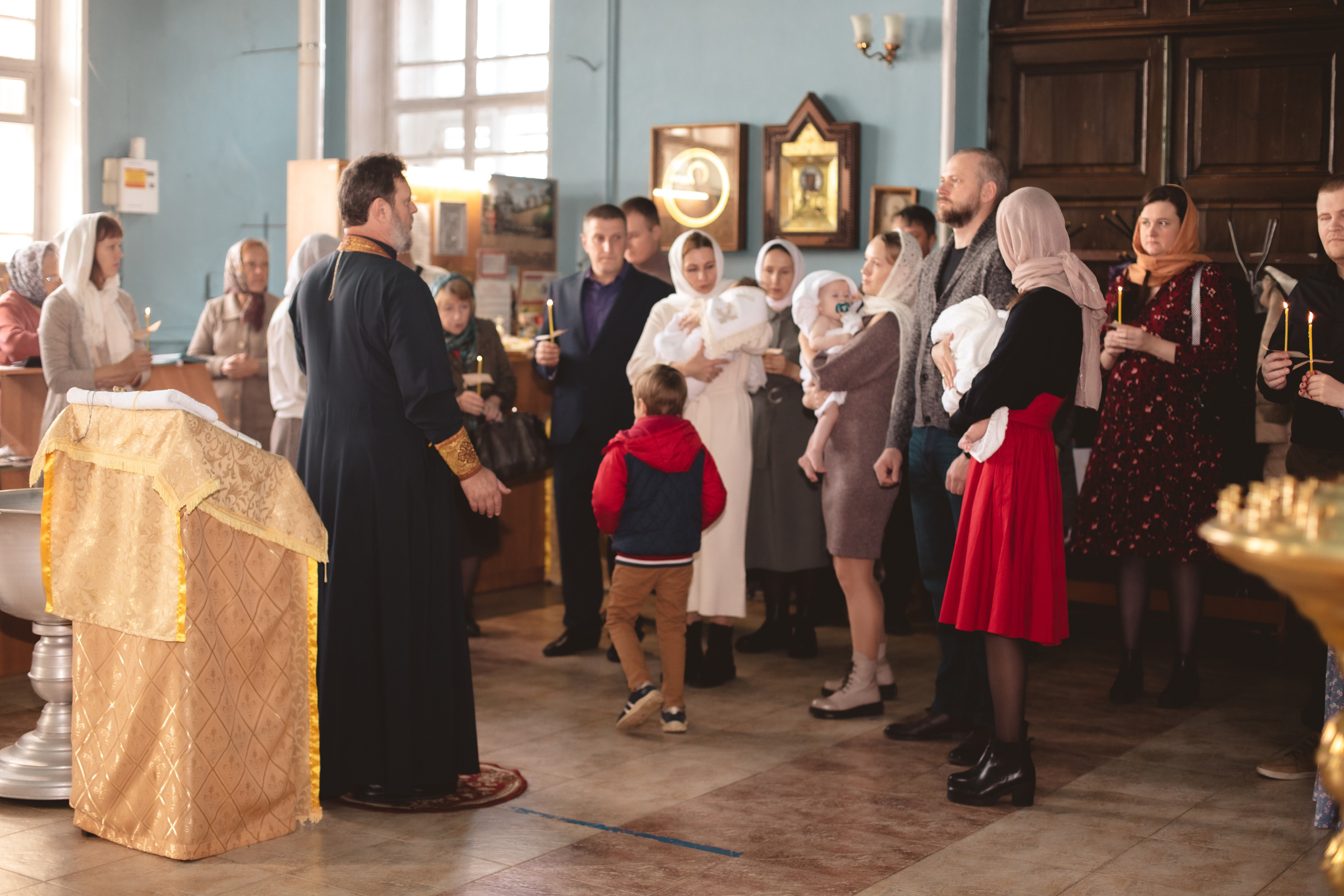 Крещение. Фотограф новорождённых Псков