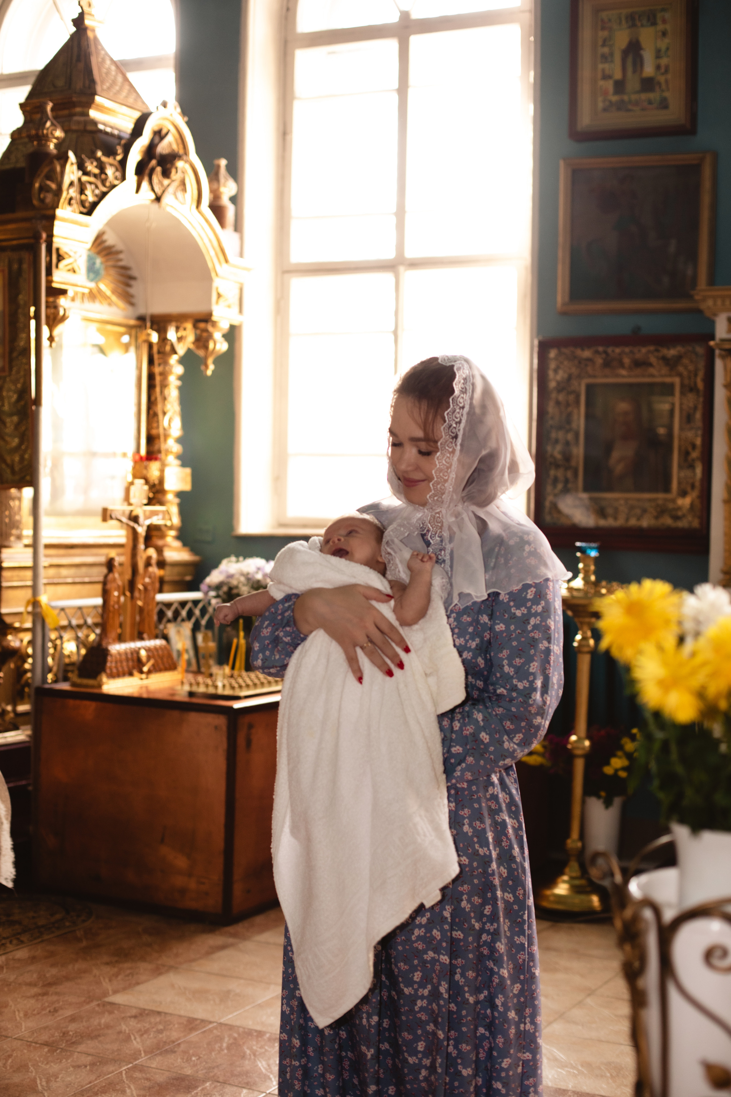 Крещение. Фотограф новорождённых Псков