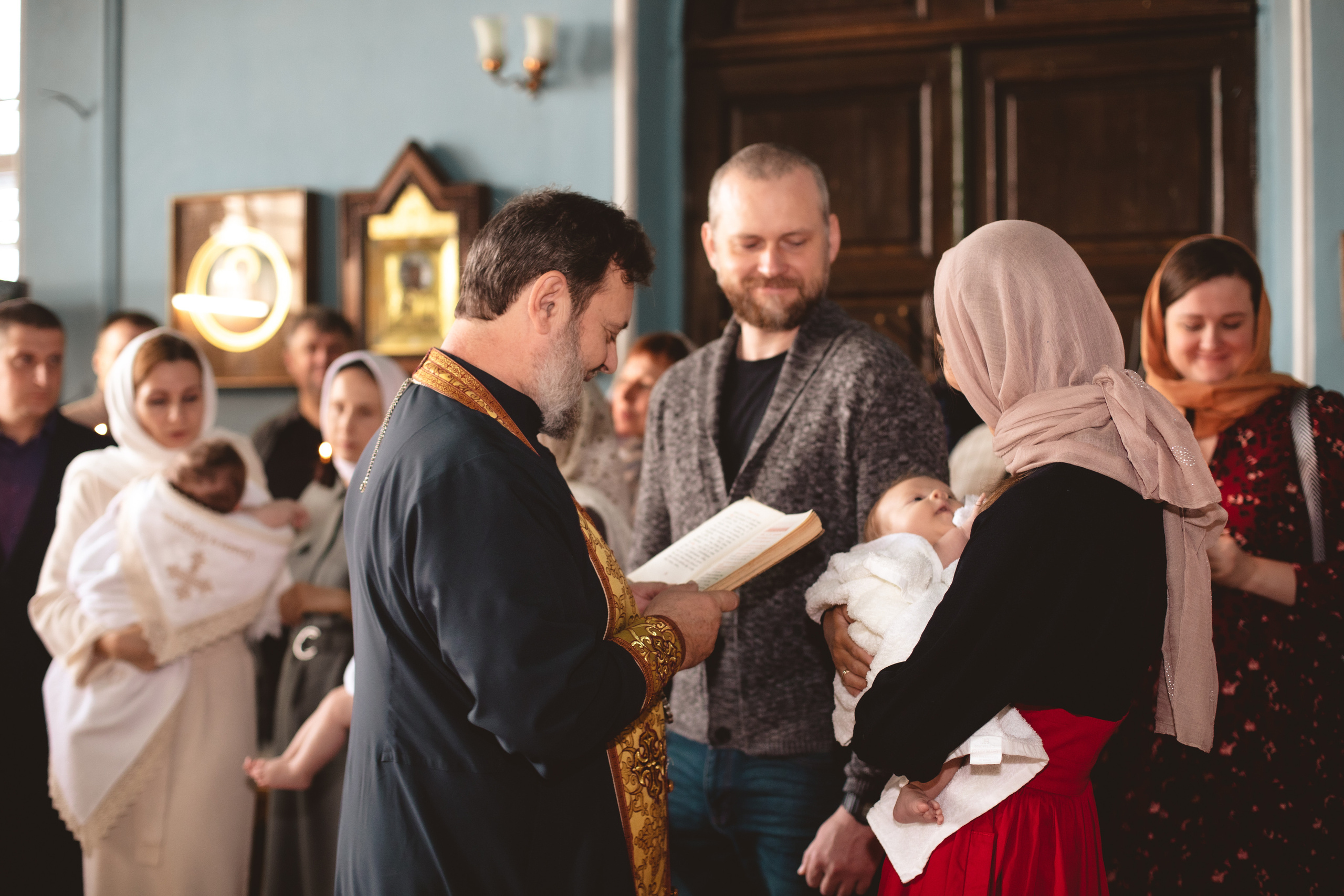 Крещение. Фотограф новорождённых Псков