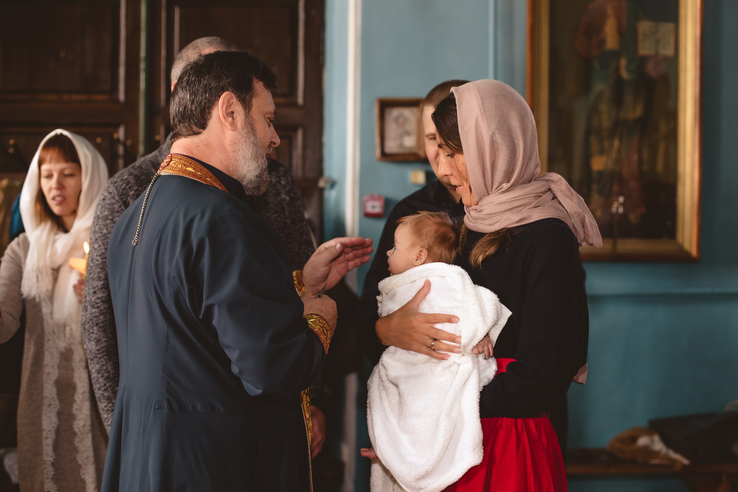 Крещение. Фотограф новорождённых Псков