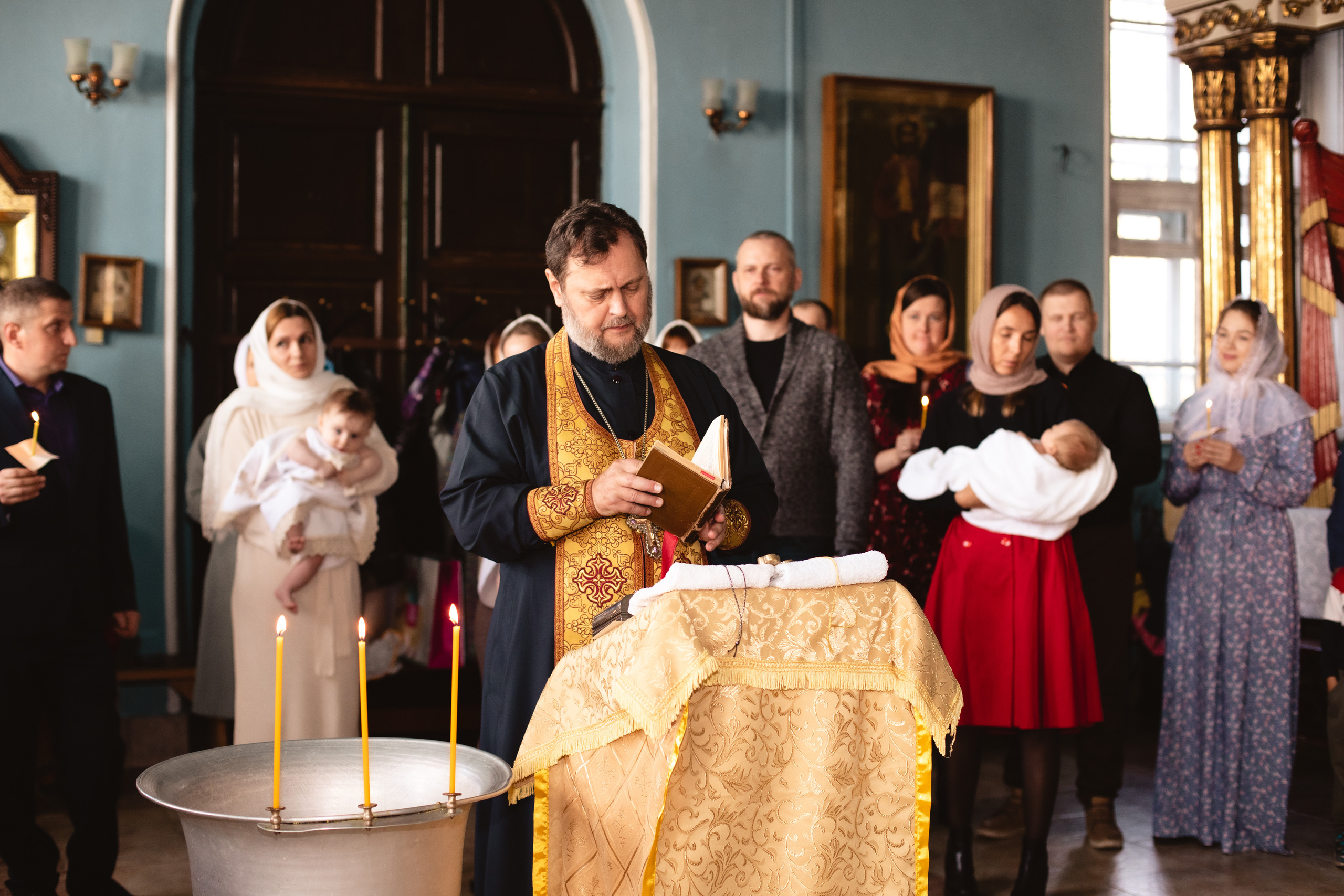 Крещение. Фотограф новорождённых Псков