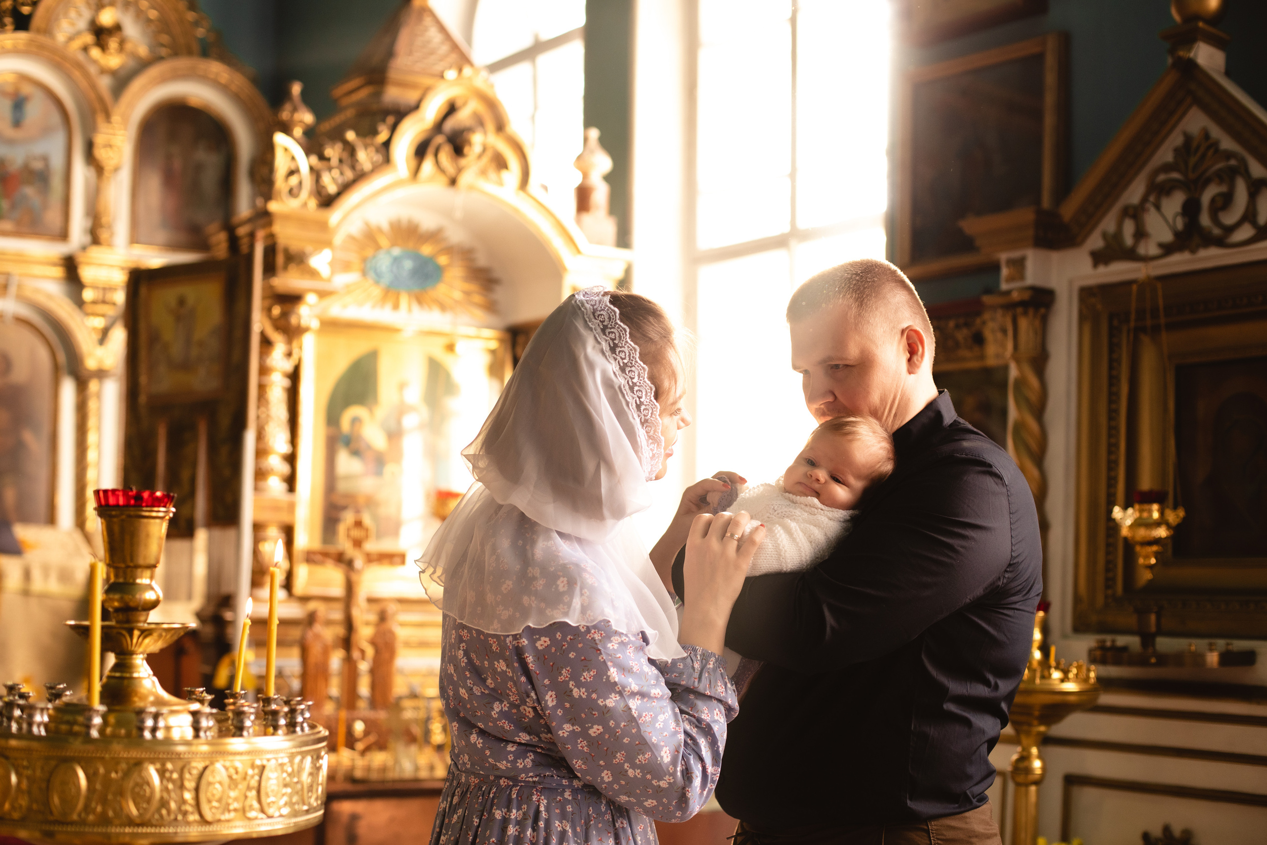 Крещение. Фотограф новорождённых Псков