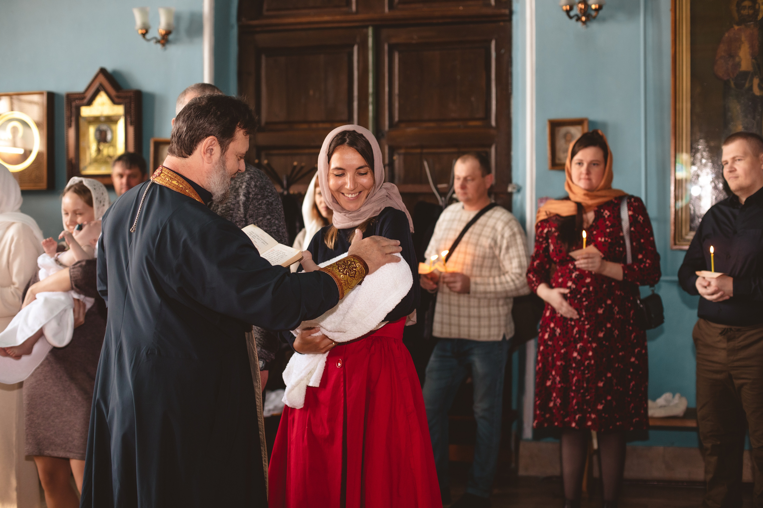 Крещение. Фотограф новорождённых Псков