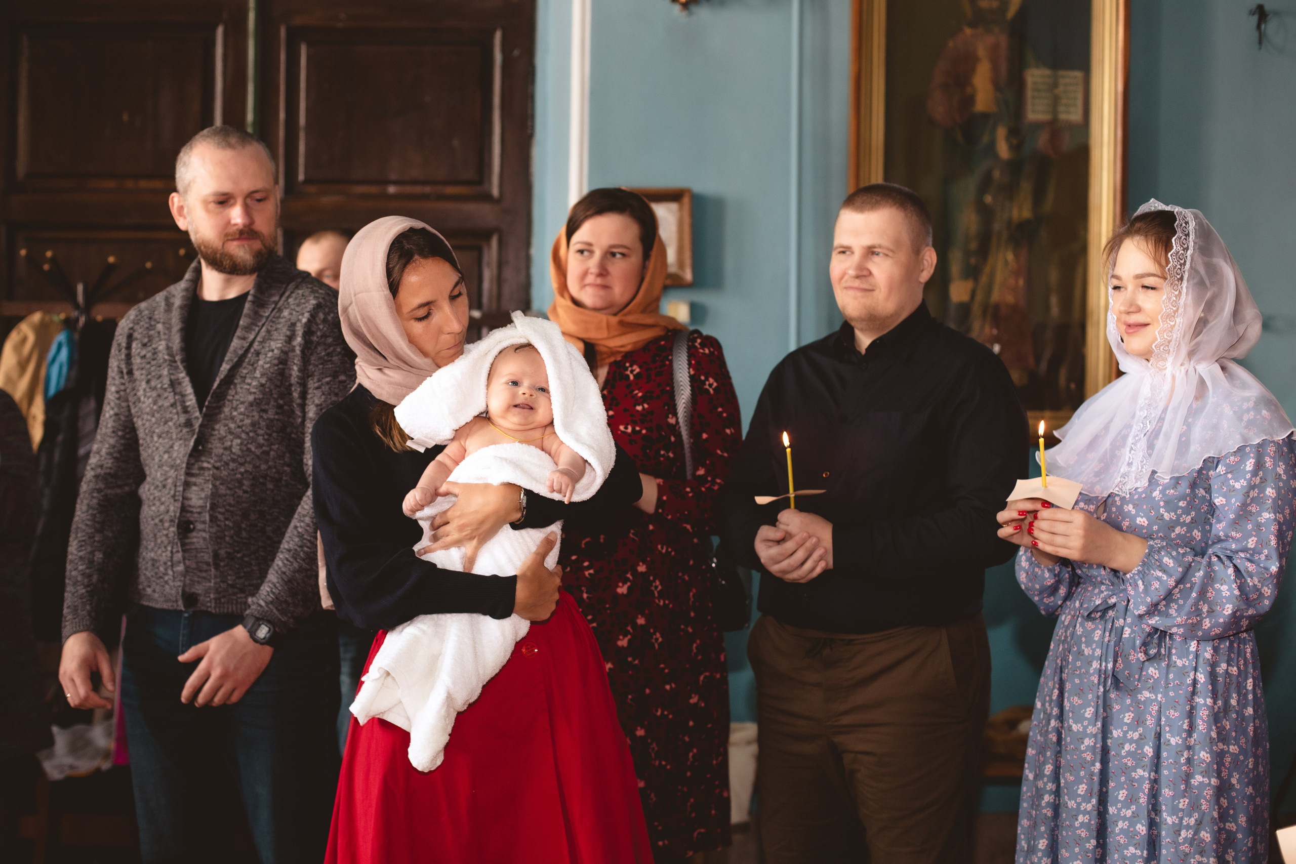 Крещение. Фотограф новорождённых Псков